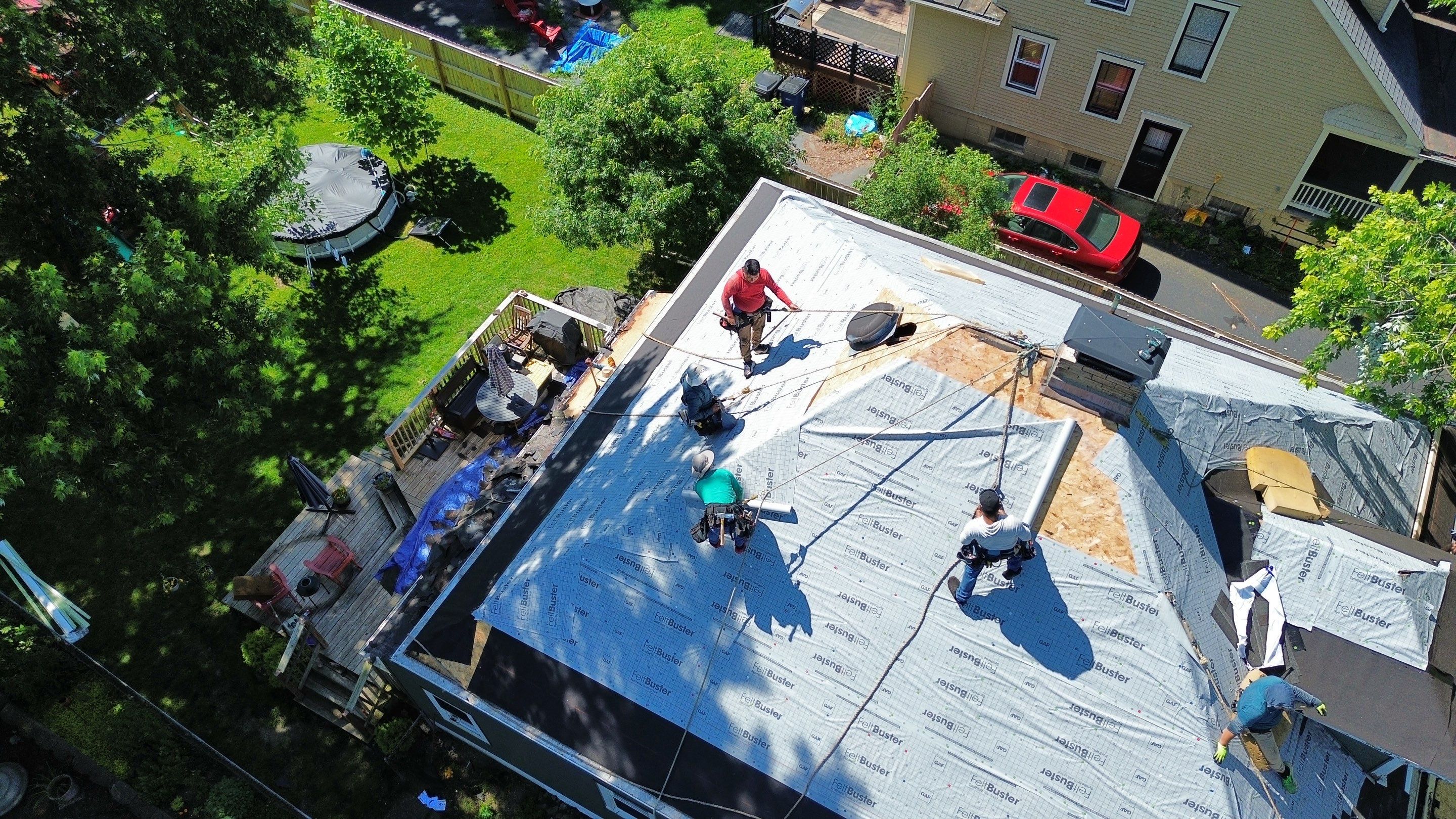 Residential Roofing Installation using Timberline UHDZ Shingles - Appalachian Sky by RoofX 