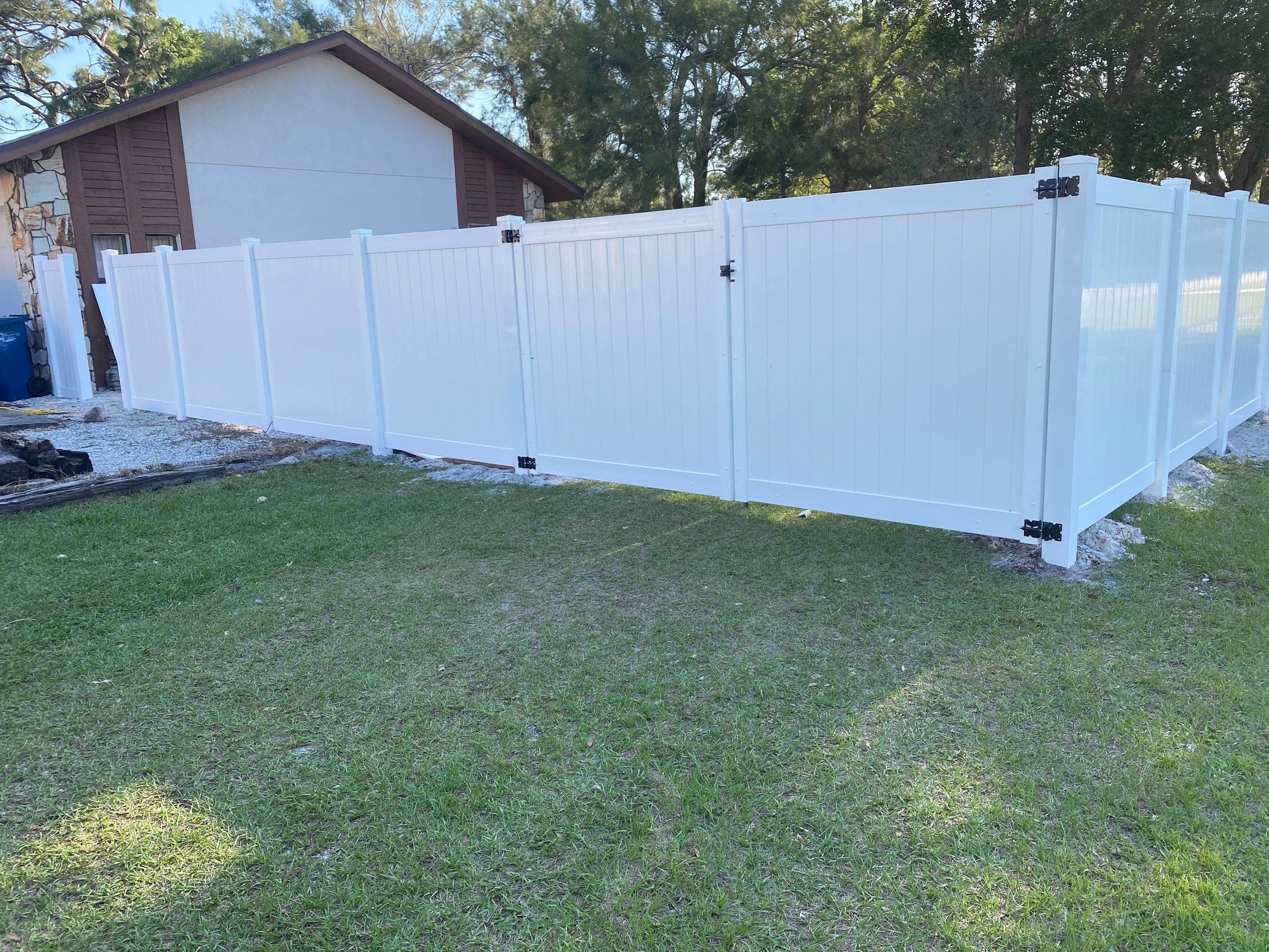 Sarasota, FL 6 ft. Tall White Vinyl Privacy Fence by Asap fence and gates, LLC