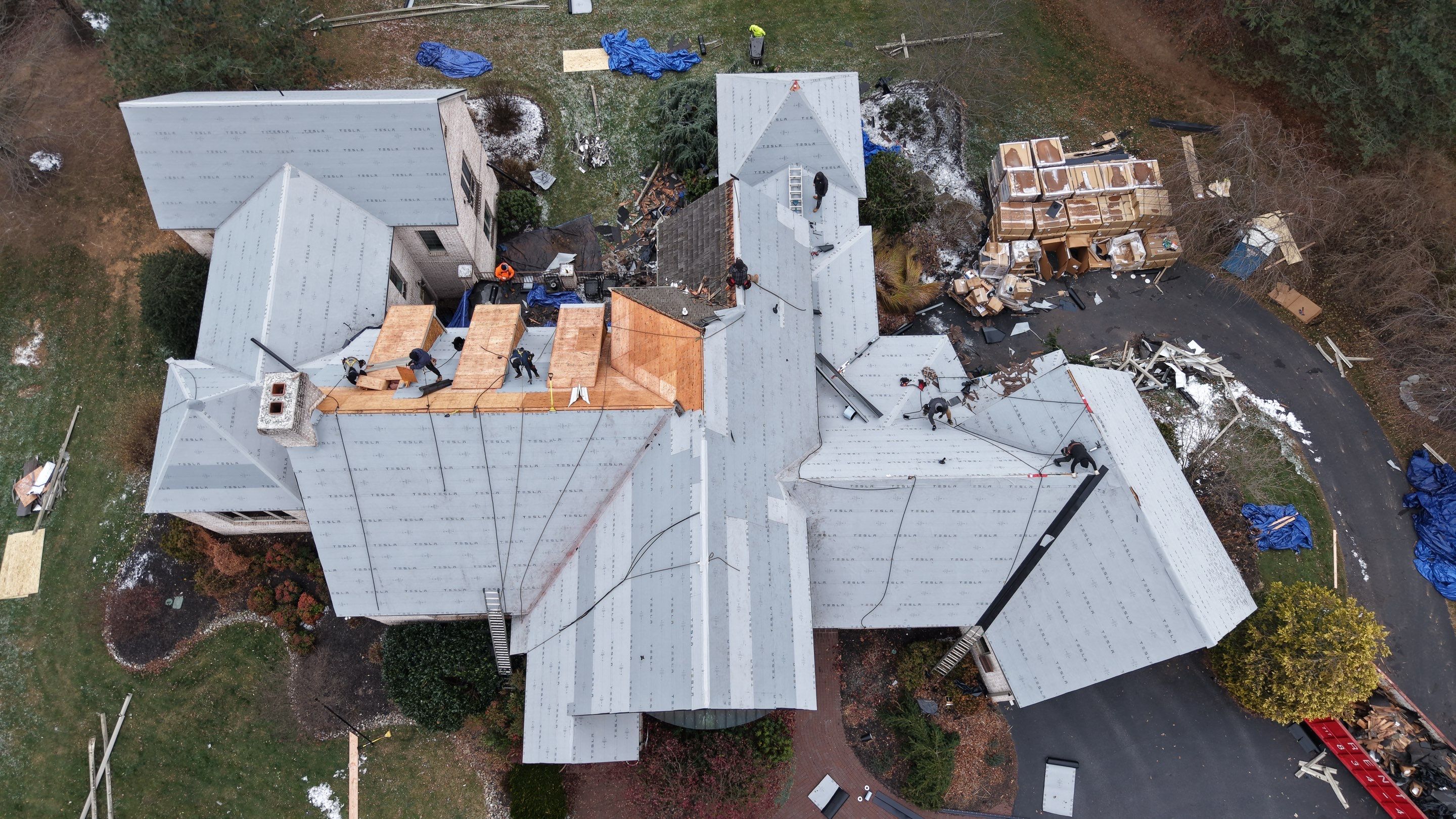 Tesla Solar Roof + Powerwall 3 Installation | York, PA by American Home Contractors