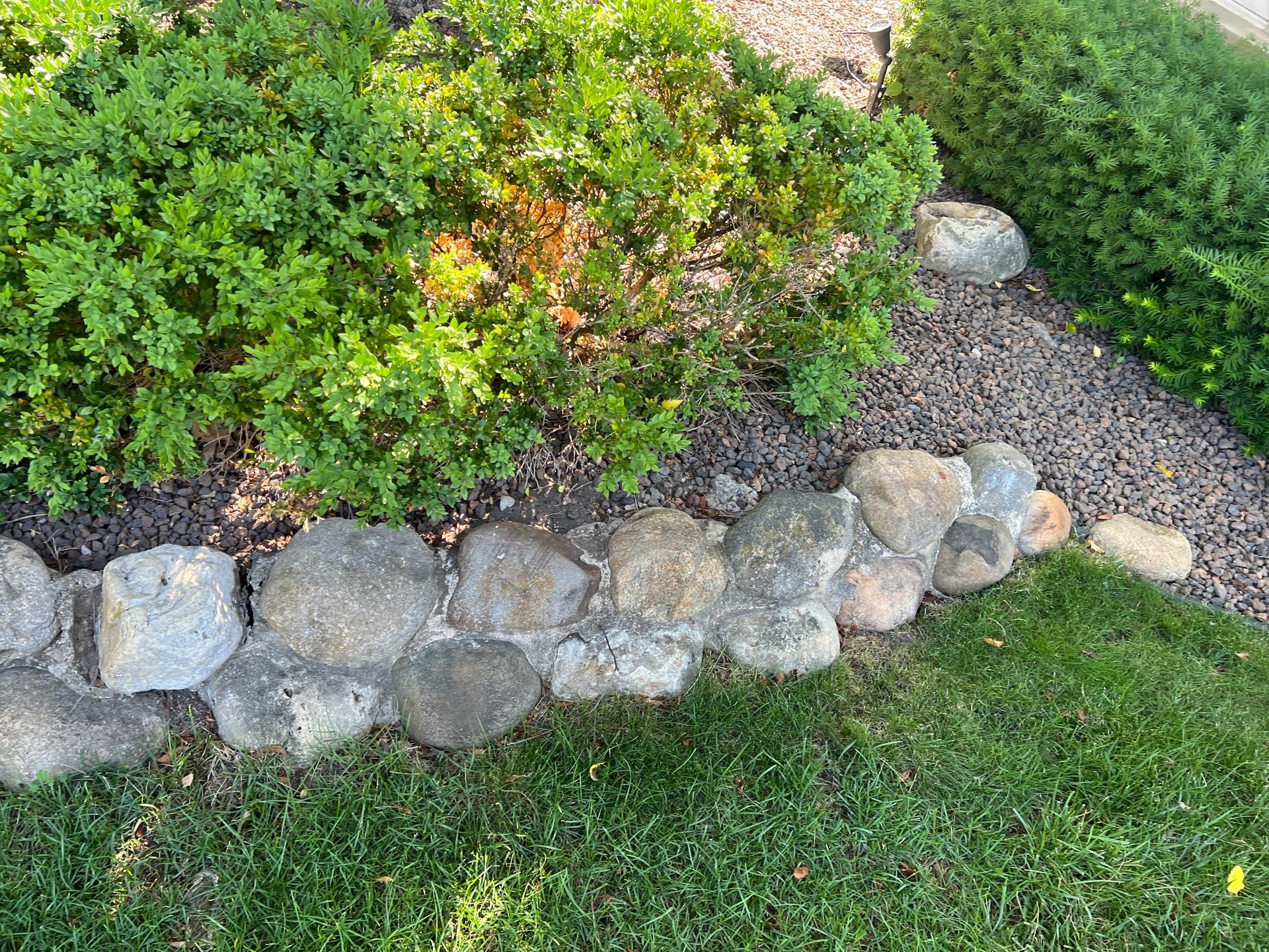Rust removal by Northern Power Washing LLC.
