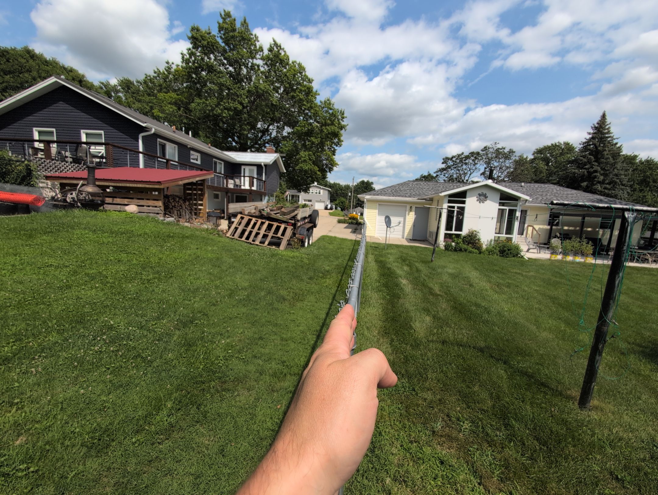 New White Vinyl Privacy Fence and Gate Installation in Waterloo by Perfect Picket Fence and Stain