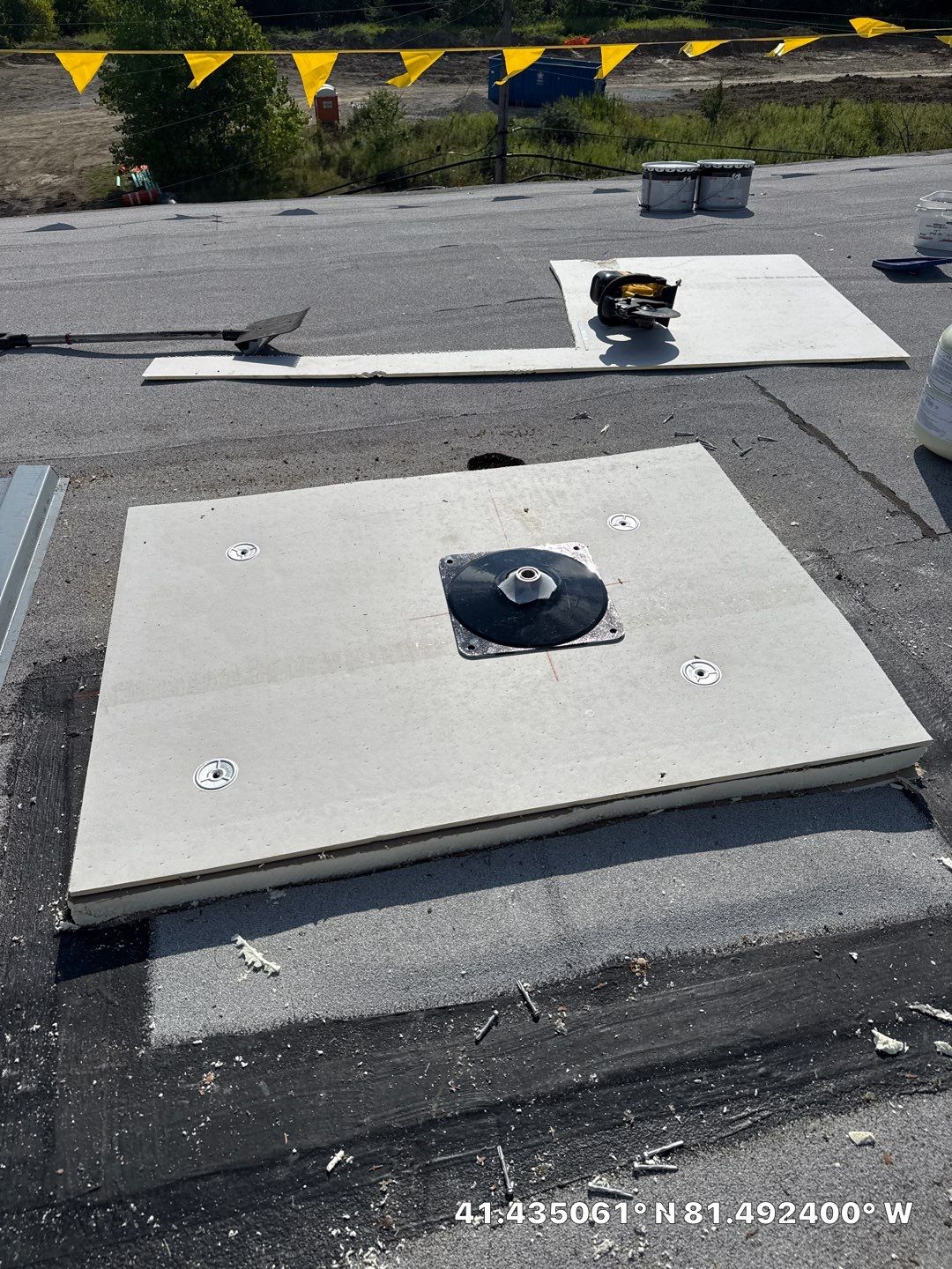 Project in Warrensville Heights by Commercial Roofing and Coating Systems