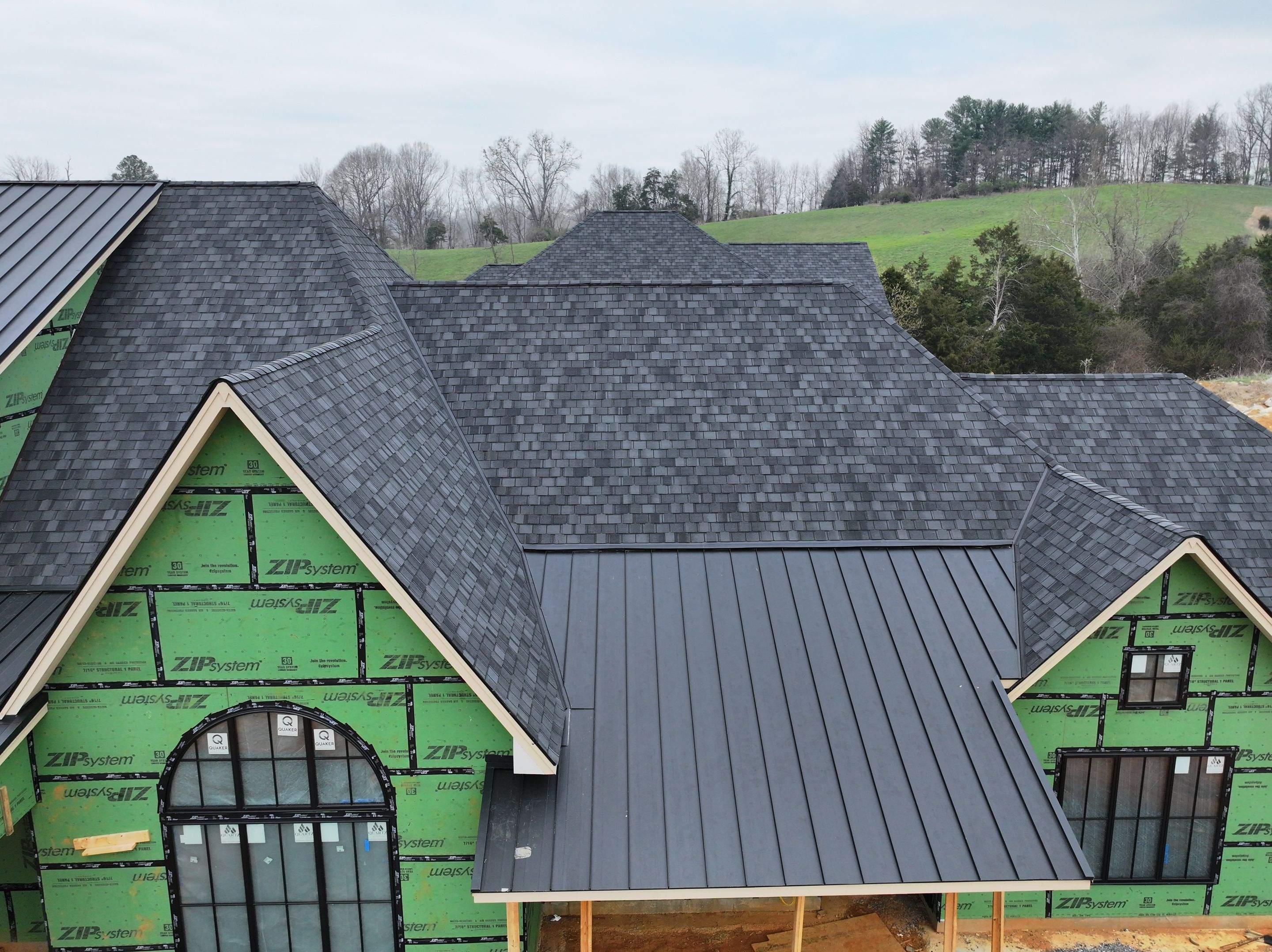 Lake Road New Construction - Belmont by Omnia Roofing