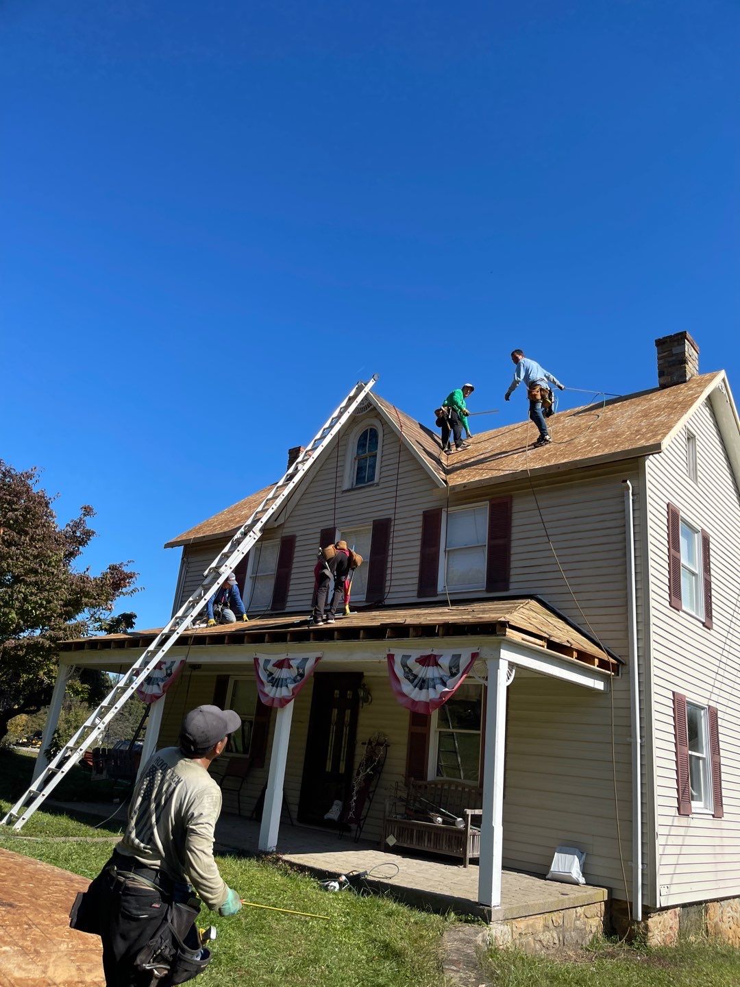 Complete Exterior Home Make Over in Maryland by Elvis General Construction LLC