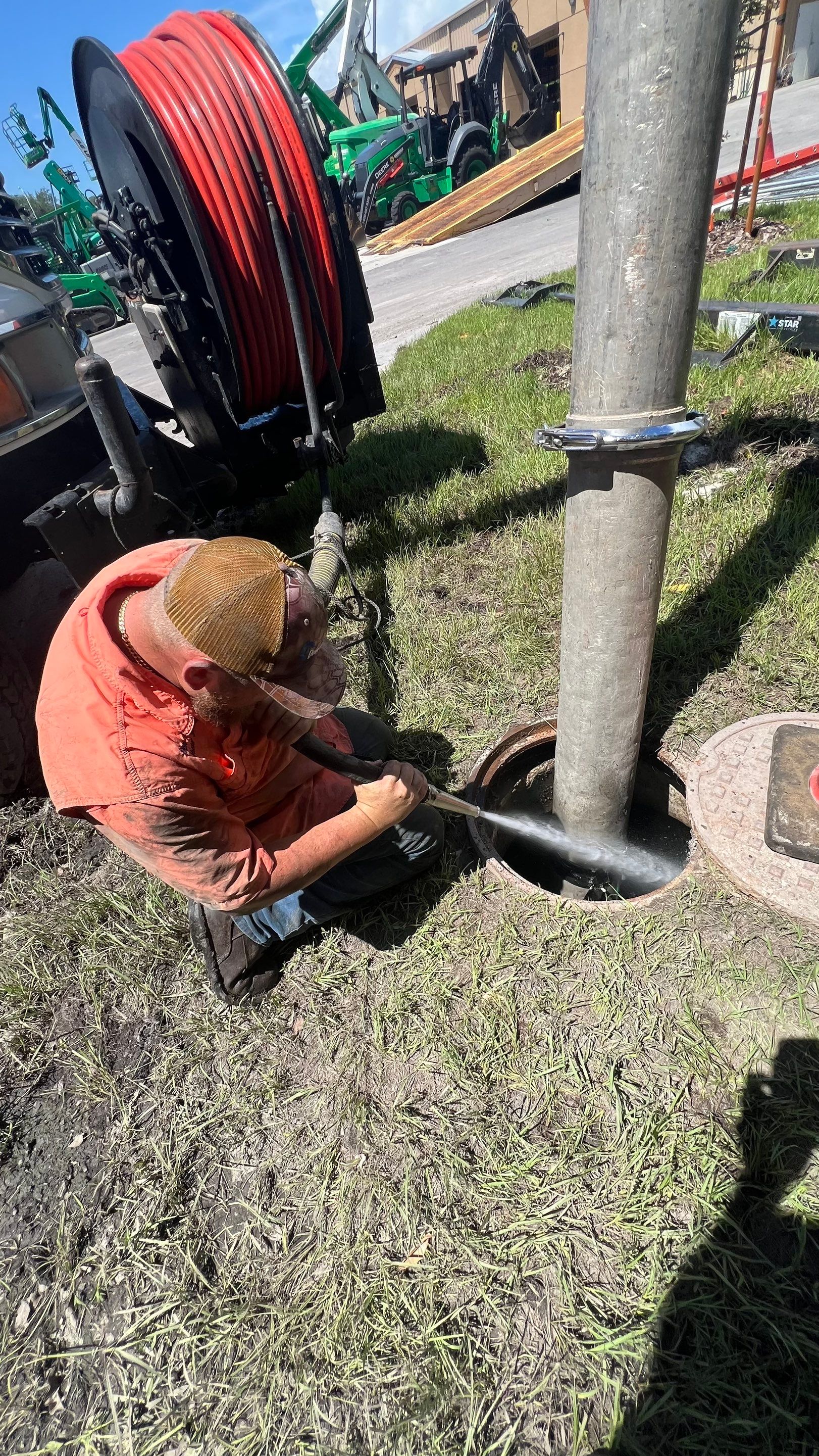 Naples Sunbelt Stormwater Catch Basin Cleaning by APS Power & Water