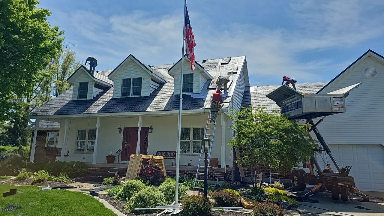 Residential Roofing Installation using Euro Shield Beaumount Shake Black by Nitro Roofing and Construction