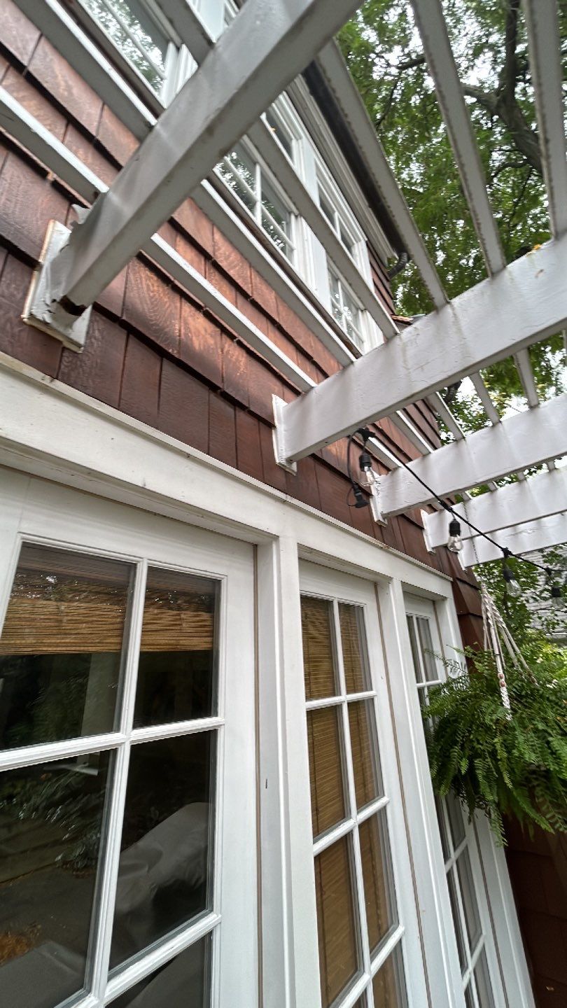 Half Round Copper Gutter Installment by Custom Installations, Inc.