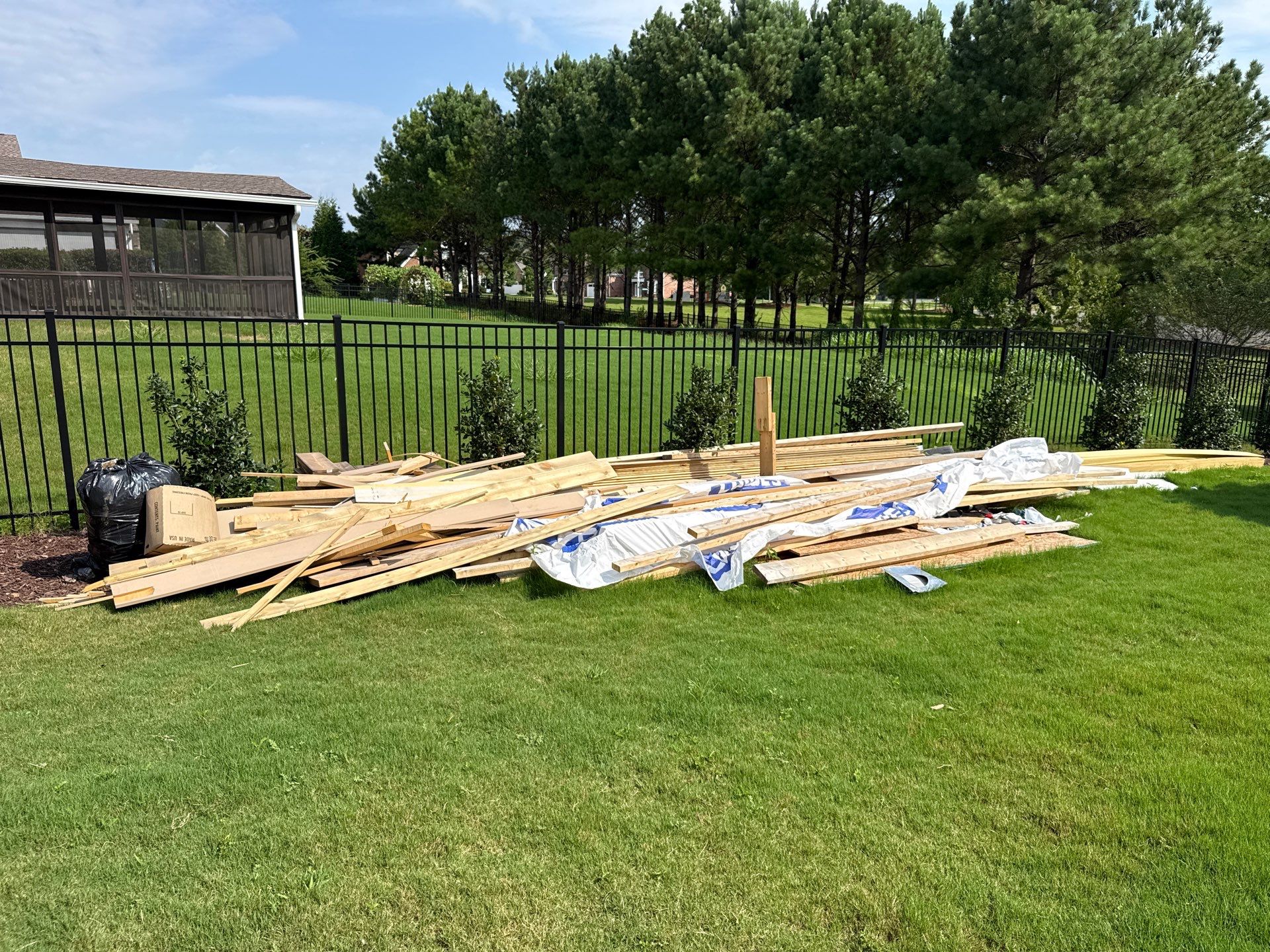 Project in Waxhaw by Badger Hauling