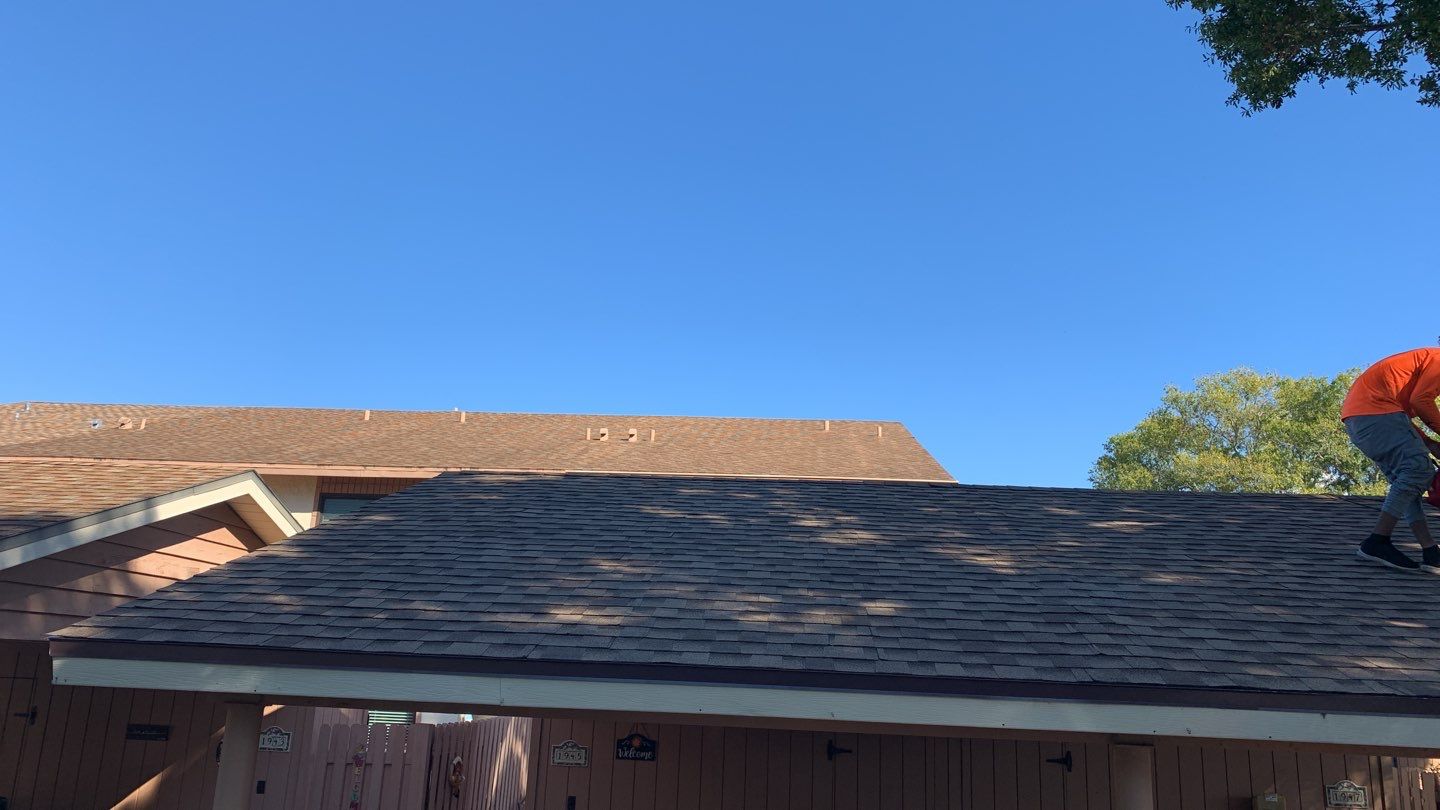 Residential Roofing Installation using GAF HDZ Shingles by Protek Roofing Heating Air & Solar
