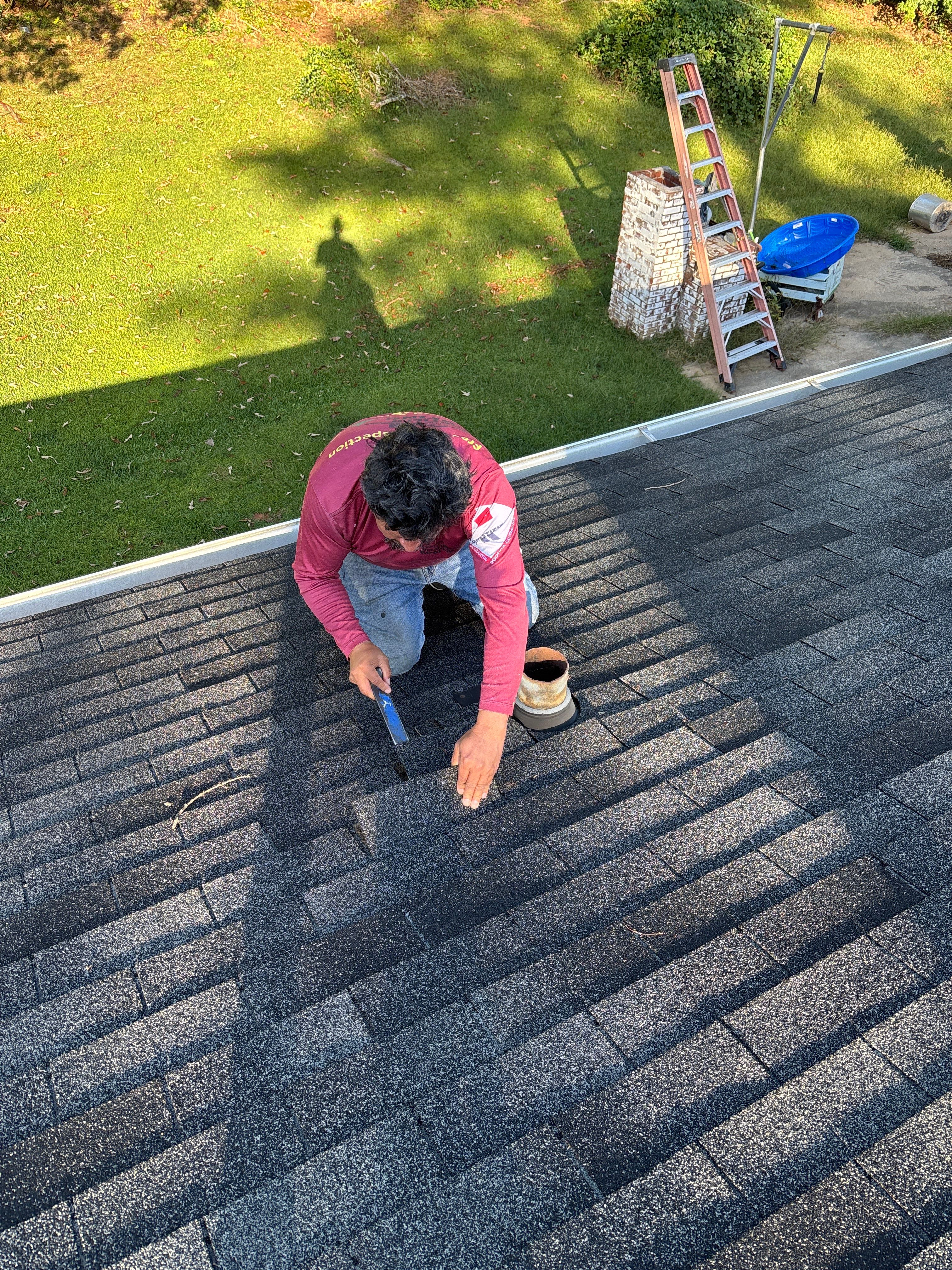 Nail pop by Deerfield Roofing LLC