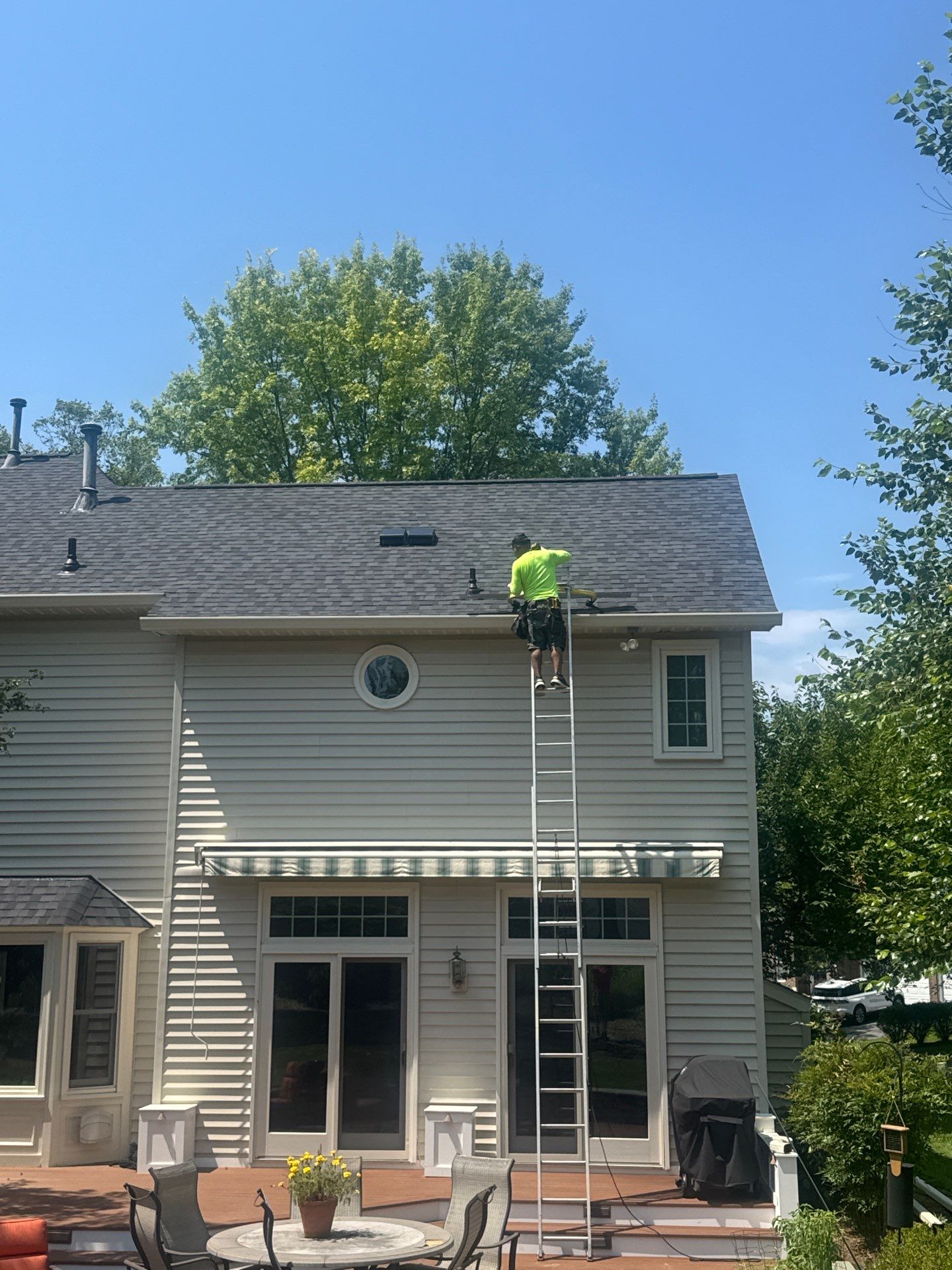 New Shingle Roof & New Gutters and downspouts with covers by Alpha Design Services