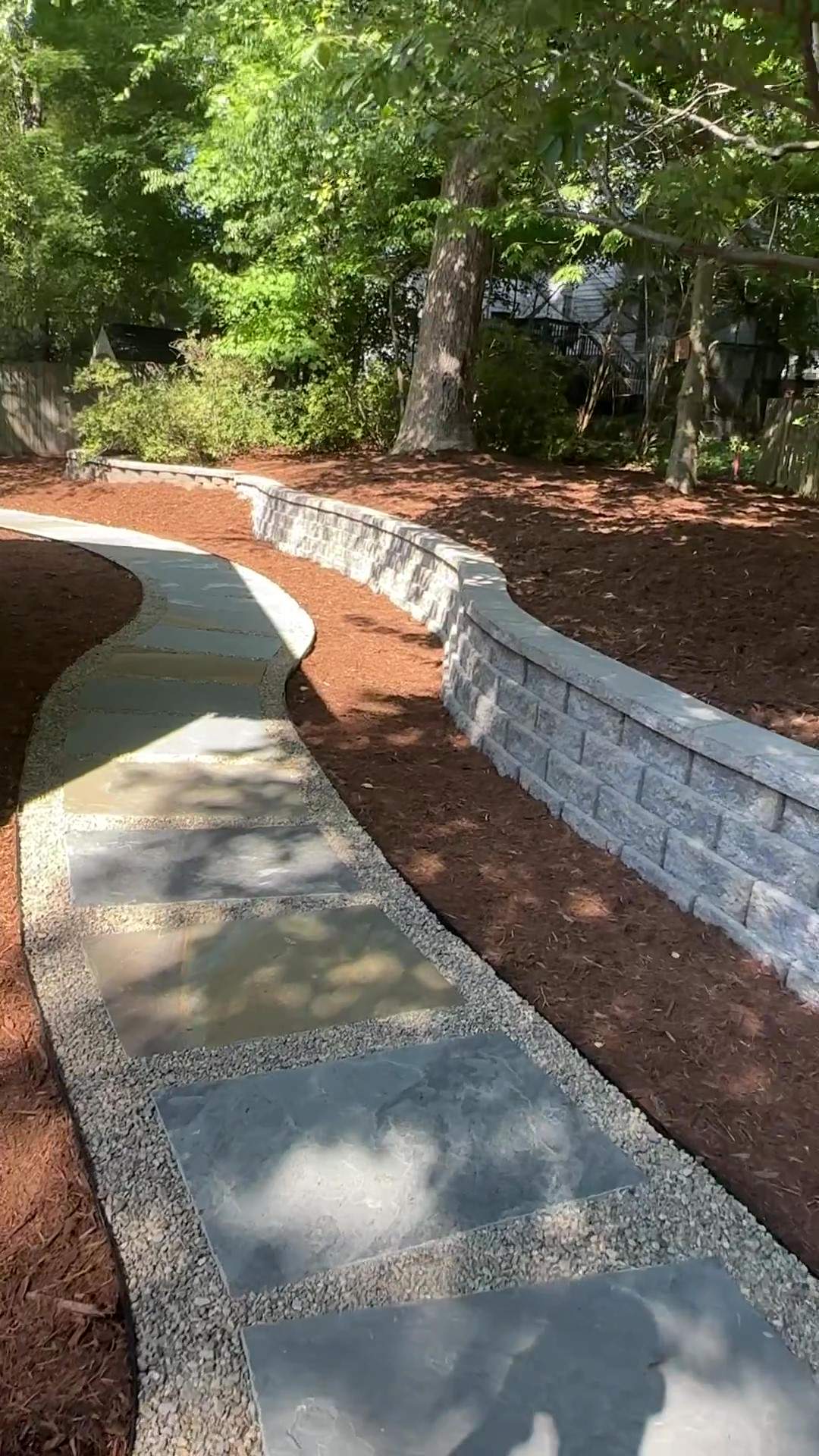Sod installation and hardscaping in Cary by Martinez Brother’s Nc Landscaping Inc