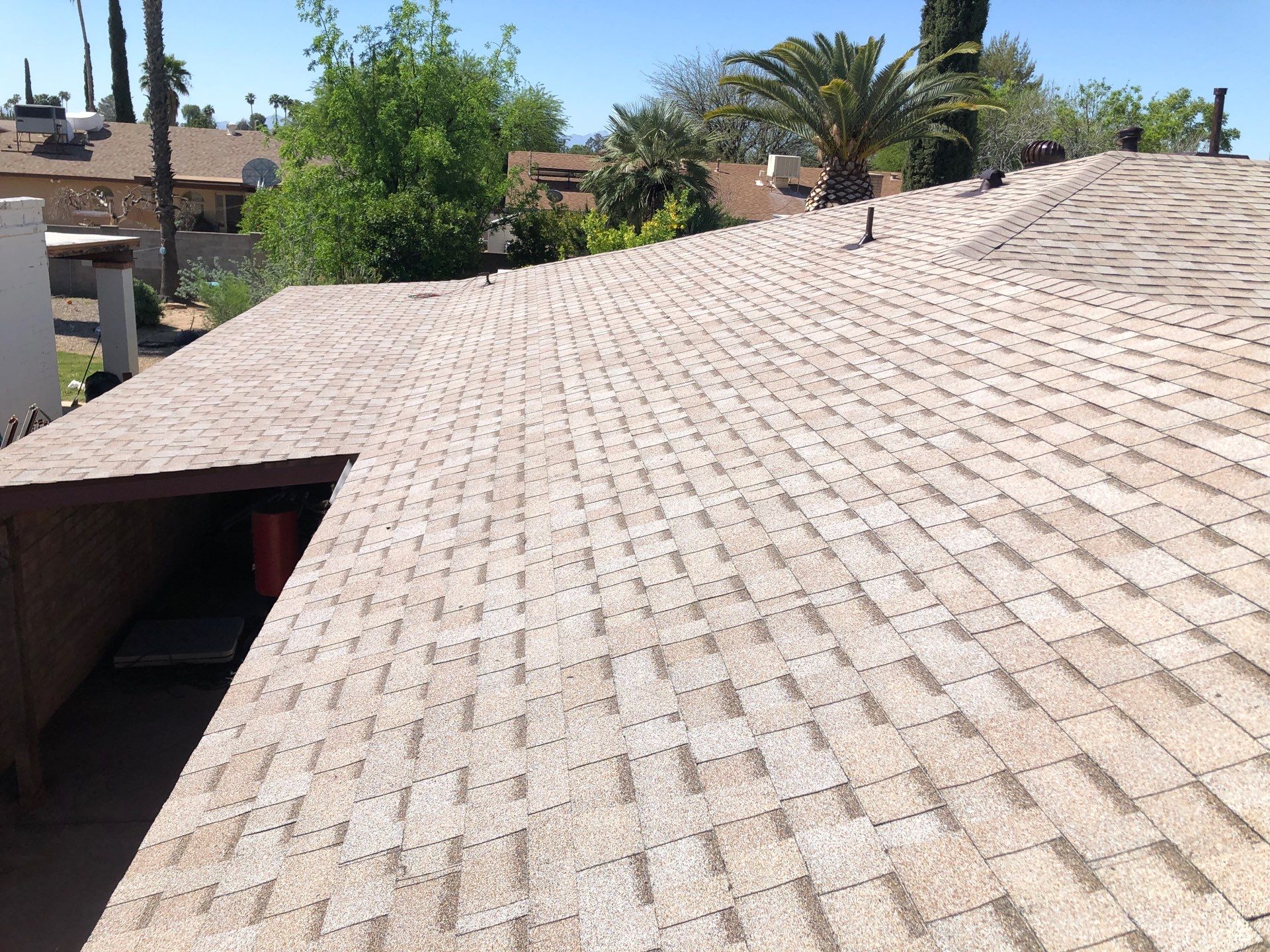 Desert Tan Shingles by Reimagine Roofing