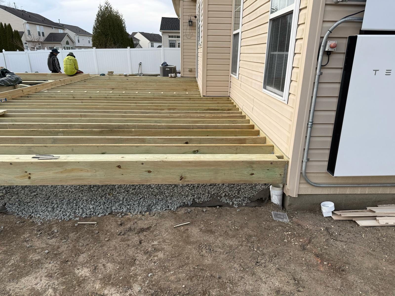 new pool deck in Howell by deck guardian