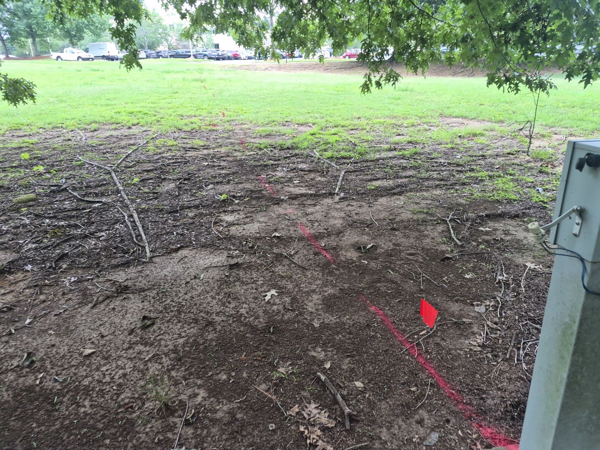 Private Utility Locating and Marking for Collierville Commercial Campus by Alsip Locating Service, LLC