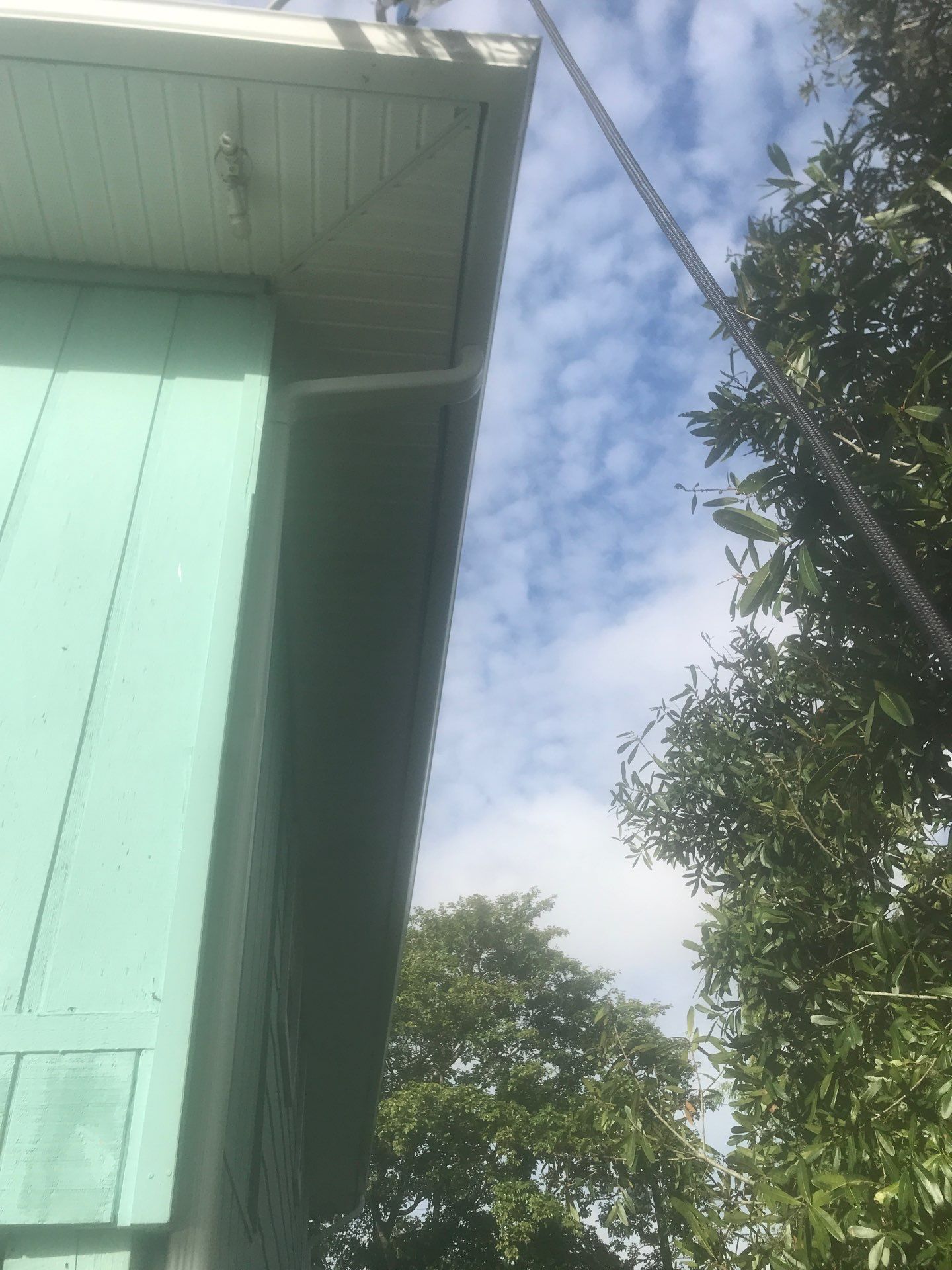 Soffit and Fascia Installation using White Soffit in Lehigh Acres, FL by Gutter Professors