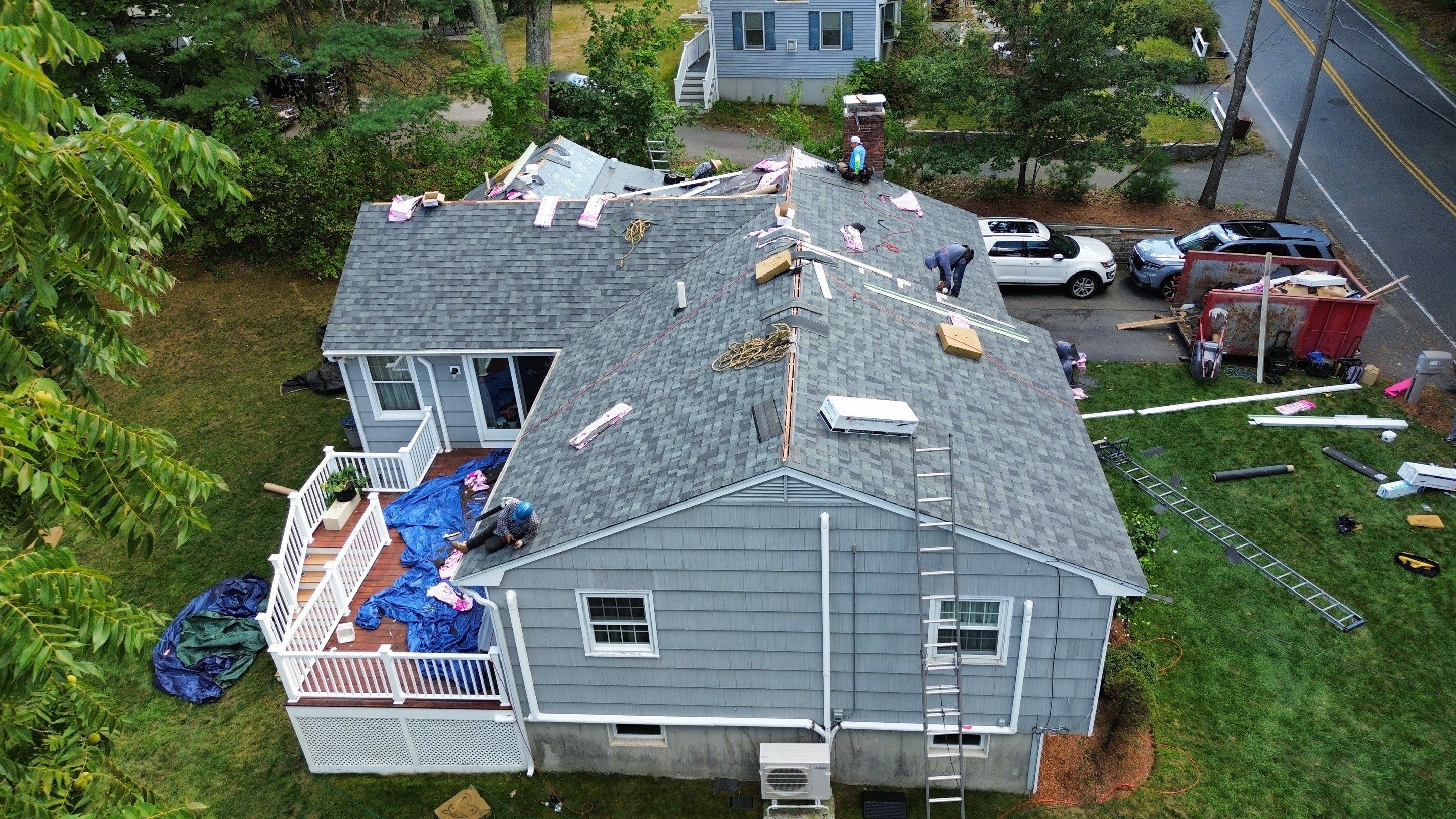 Roof, Trim & Chimney Restoration – Chelmsford, MA by Mighty Dog Roofing of Greater Middlesex County