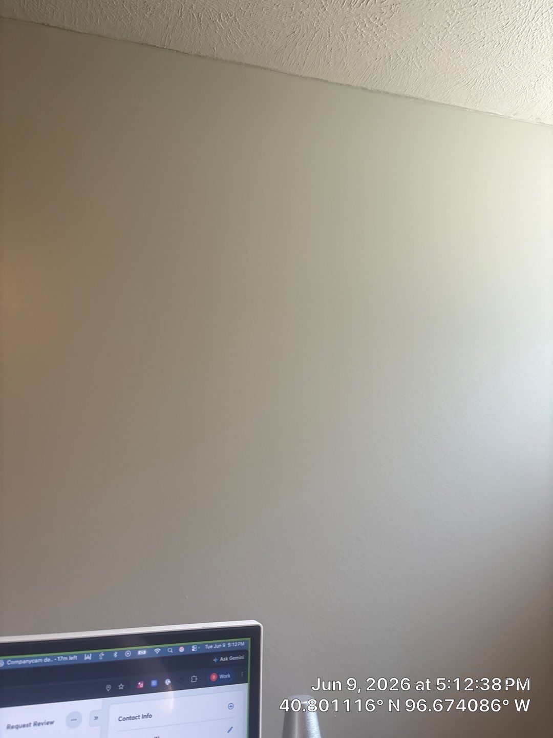 Basement Home Office Planning and Interior Assessment in Lincoln by CompanyCam Sales Demo