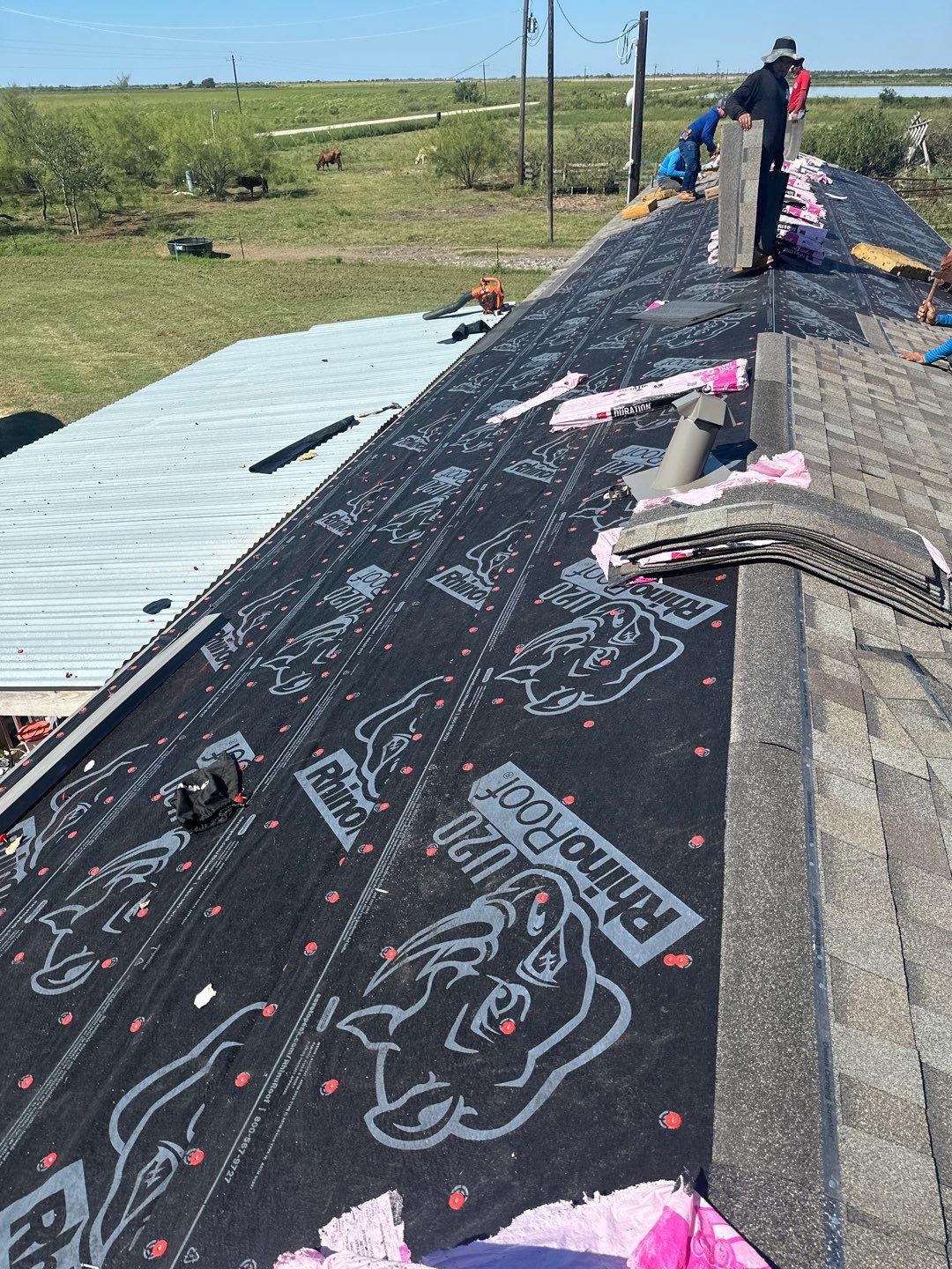 Residential Roofing Installation using Owen's Corning Duration (Lifetime) Shingles by Roof Repair Company