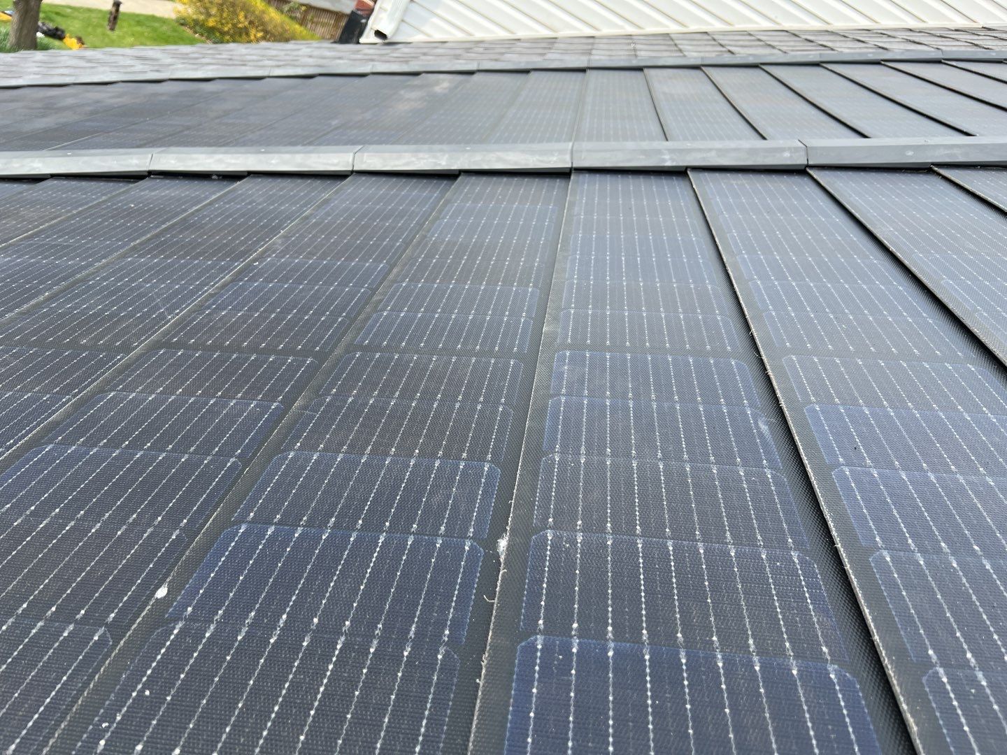 Solar Roof Replacement using GAF Timberline Solar Shingles by American Home Contractors