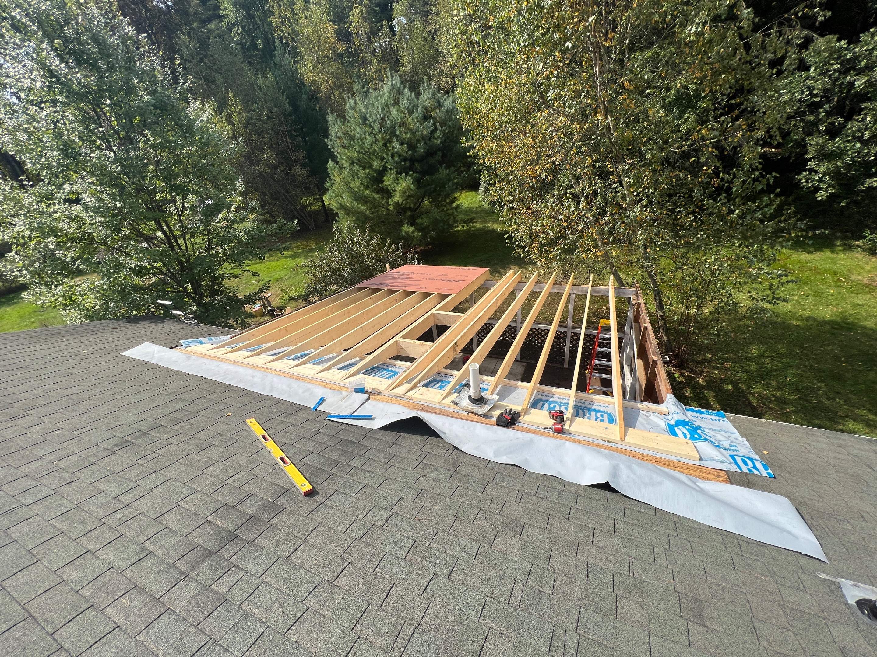 Screenroom Roof Rebuild by Chagnon Building & Remodeling LLC