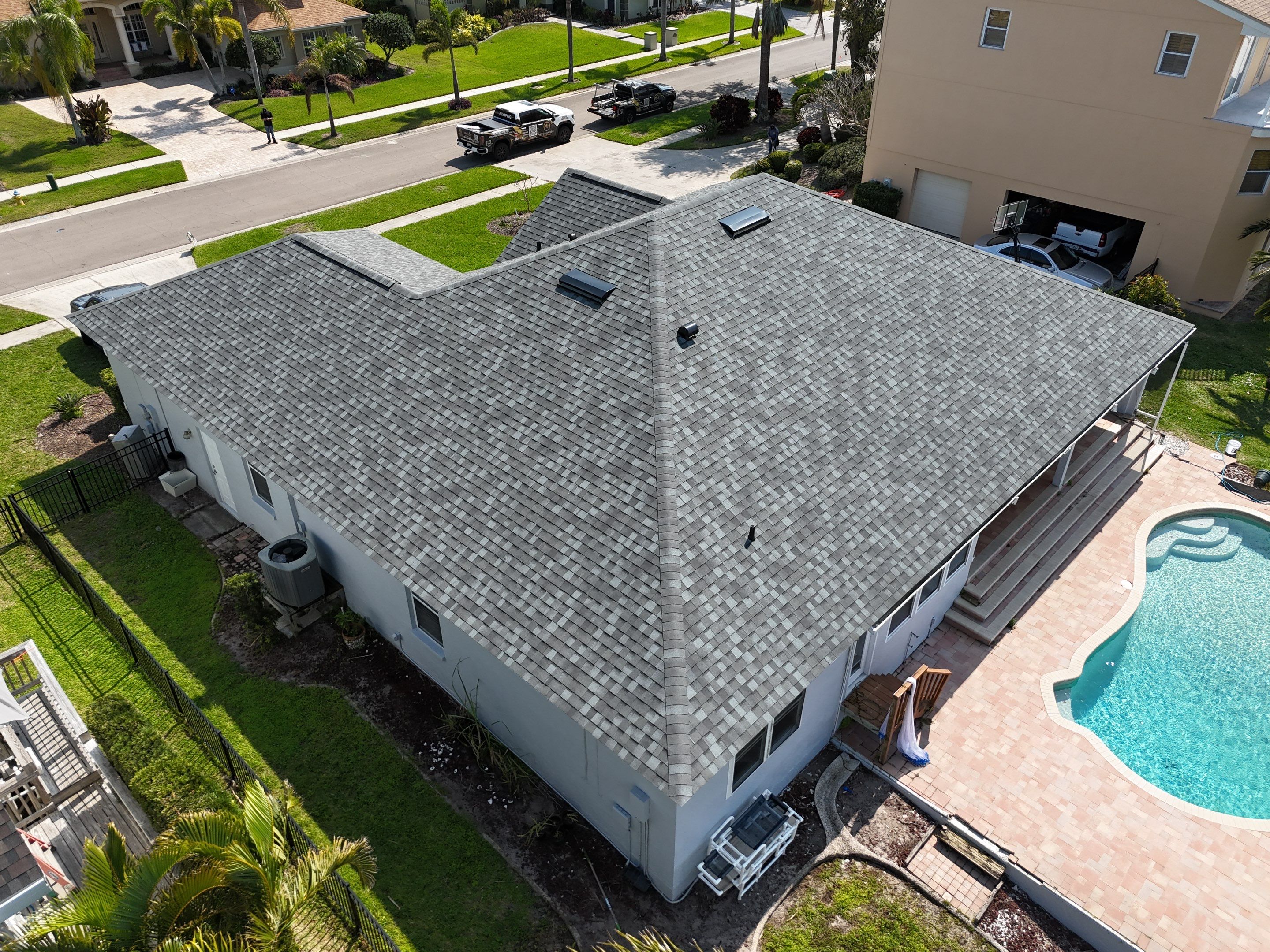 Roof Replacement in Apollo Beach Fl. by Steadfast Roofing 