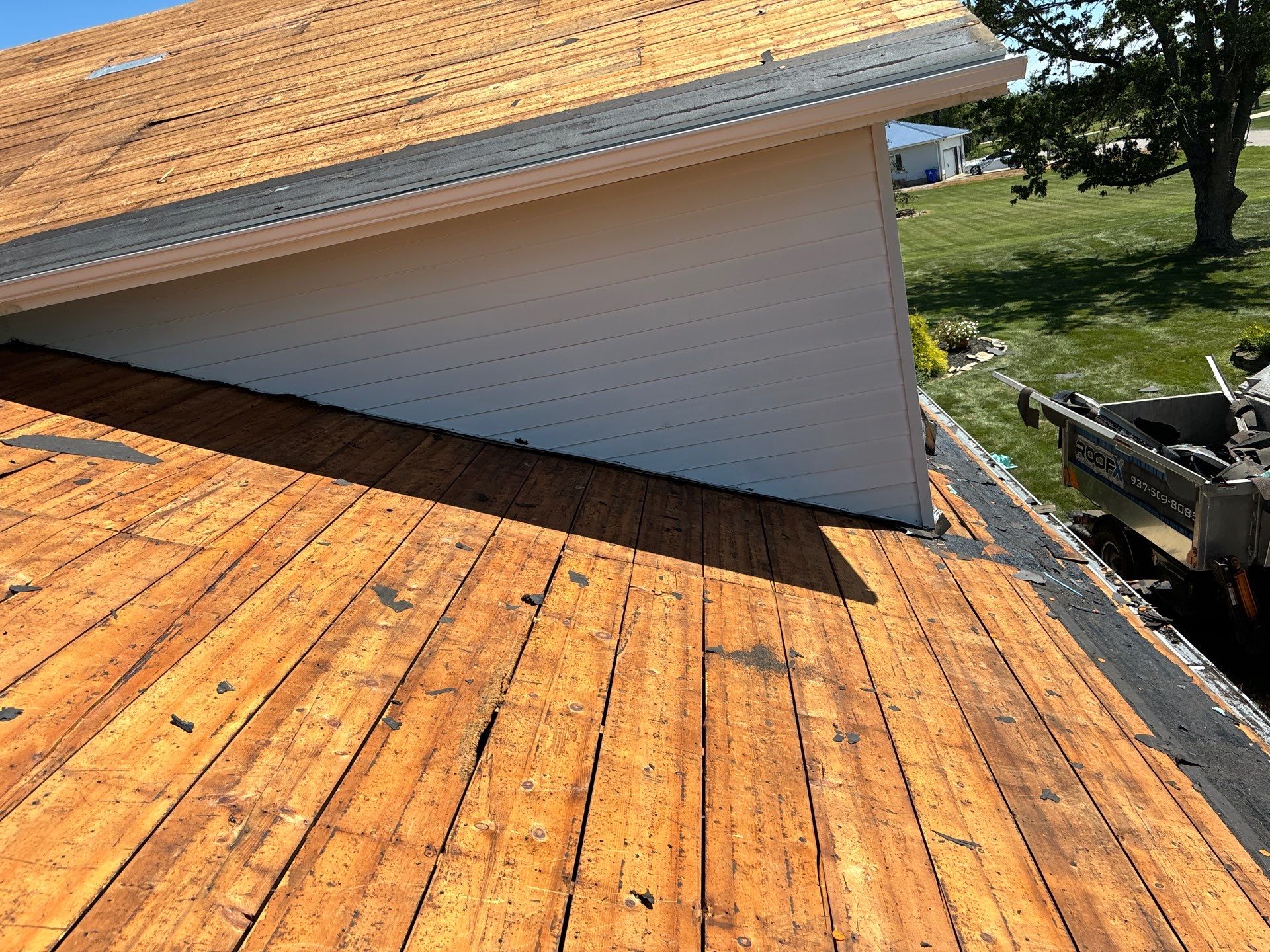 Residential Roofing Installation using Timberline UHDZ Shingles - Pewter Gray by RoofX 