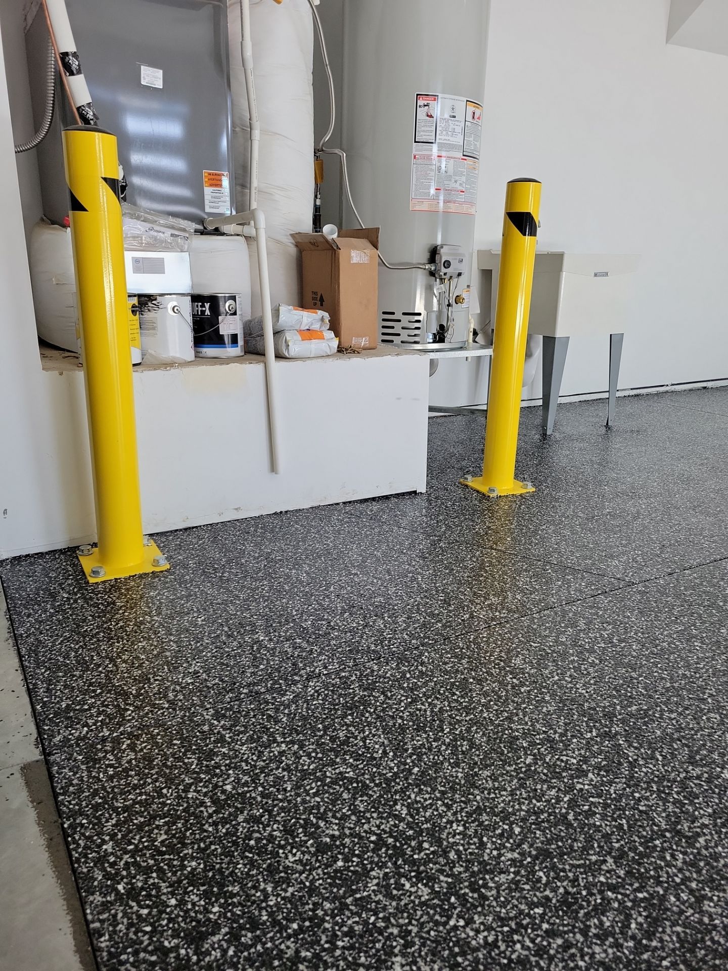 Garage Transformation using Raven by Croc Coatings, LLC