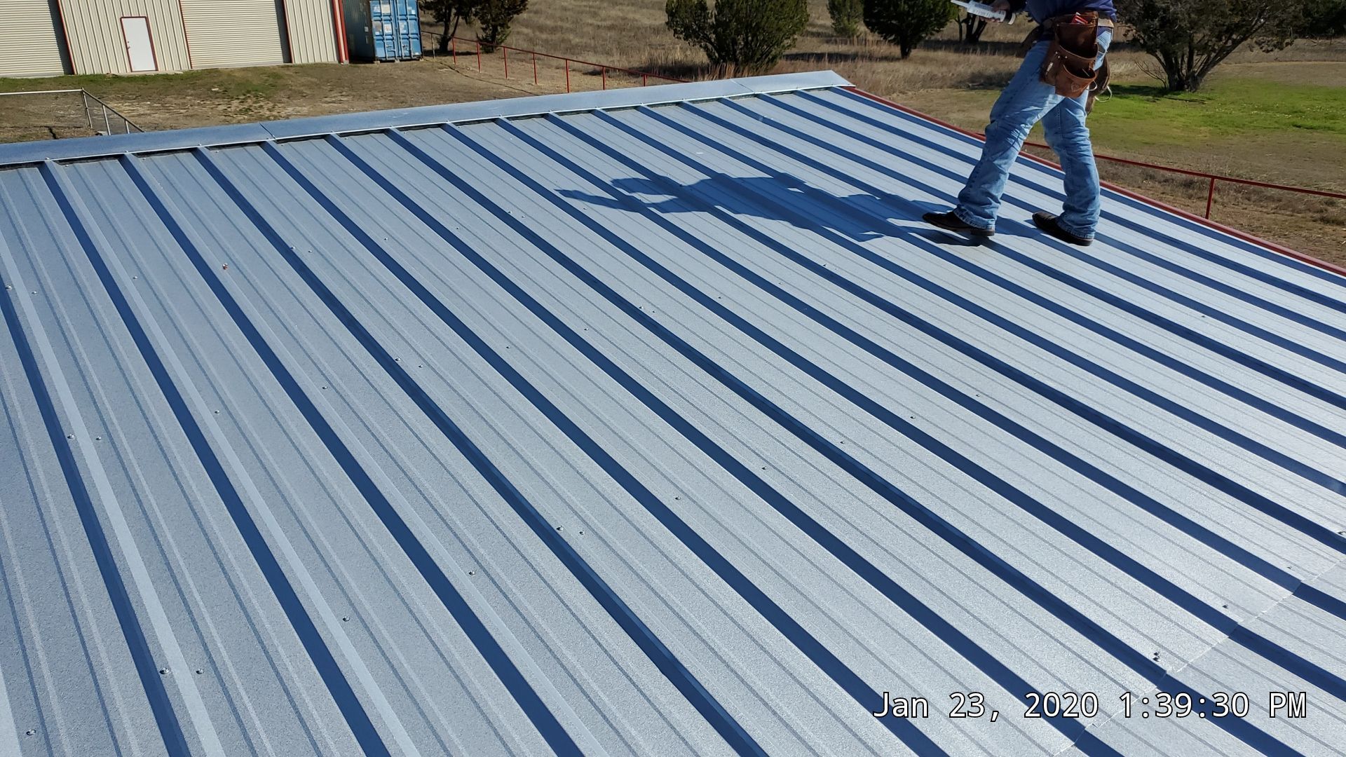 Residential Roofing Installation using PBR Metal Roof by Harvey Roofing & Construction
