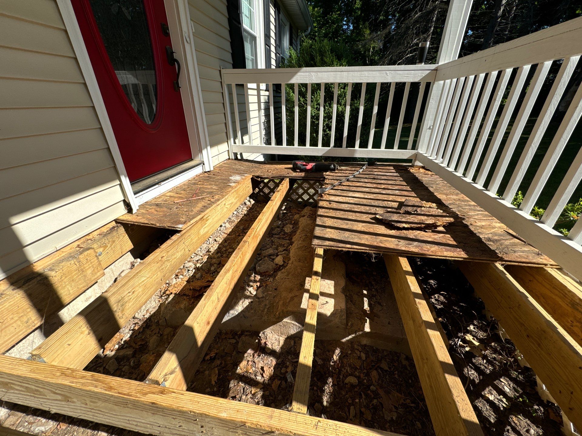 Front Porch Upgrades using TimberTech Advanced PVC Porch Collection by Chagnon Building & Remodeling LLC