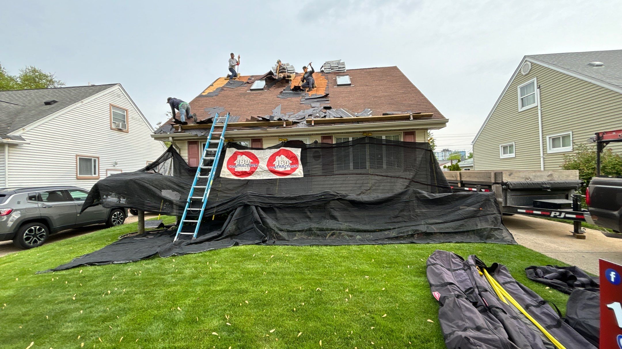 Roof Replacement using CertainTeed Northgate by 180 Contractors