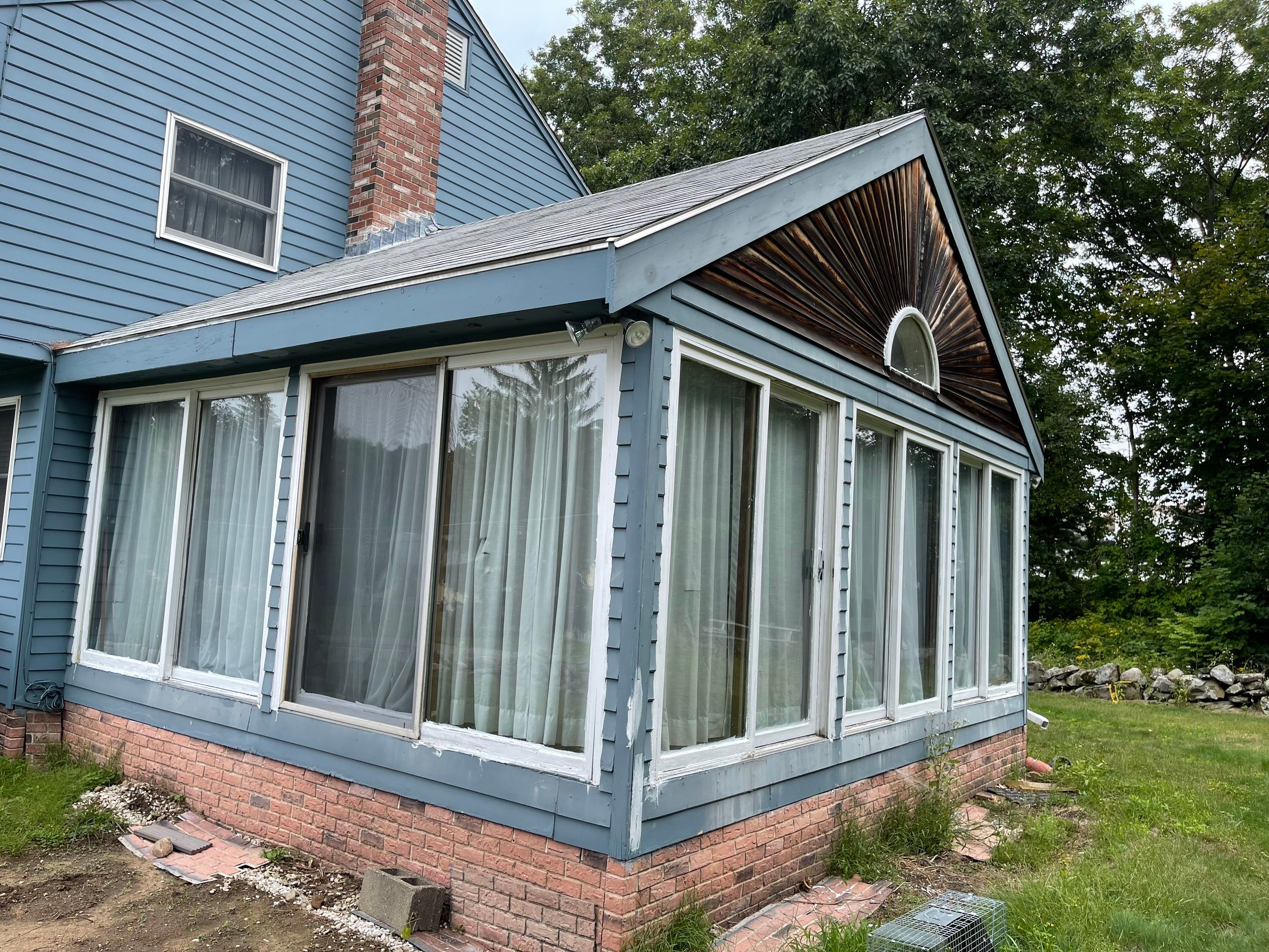 Closed in three-season room by Sensible Home Solutions