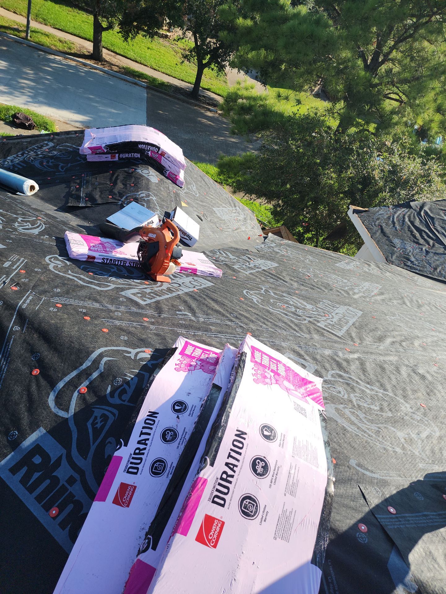 Residential Roofing Repair using Owen's Corning Duration (Lifetime) Shingles by Roof Repair Services LLC