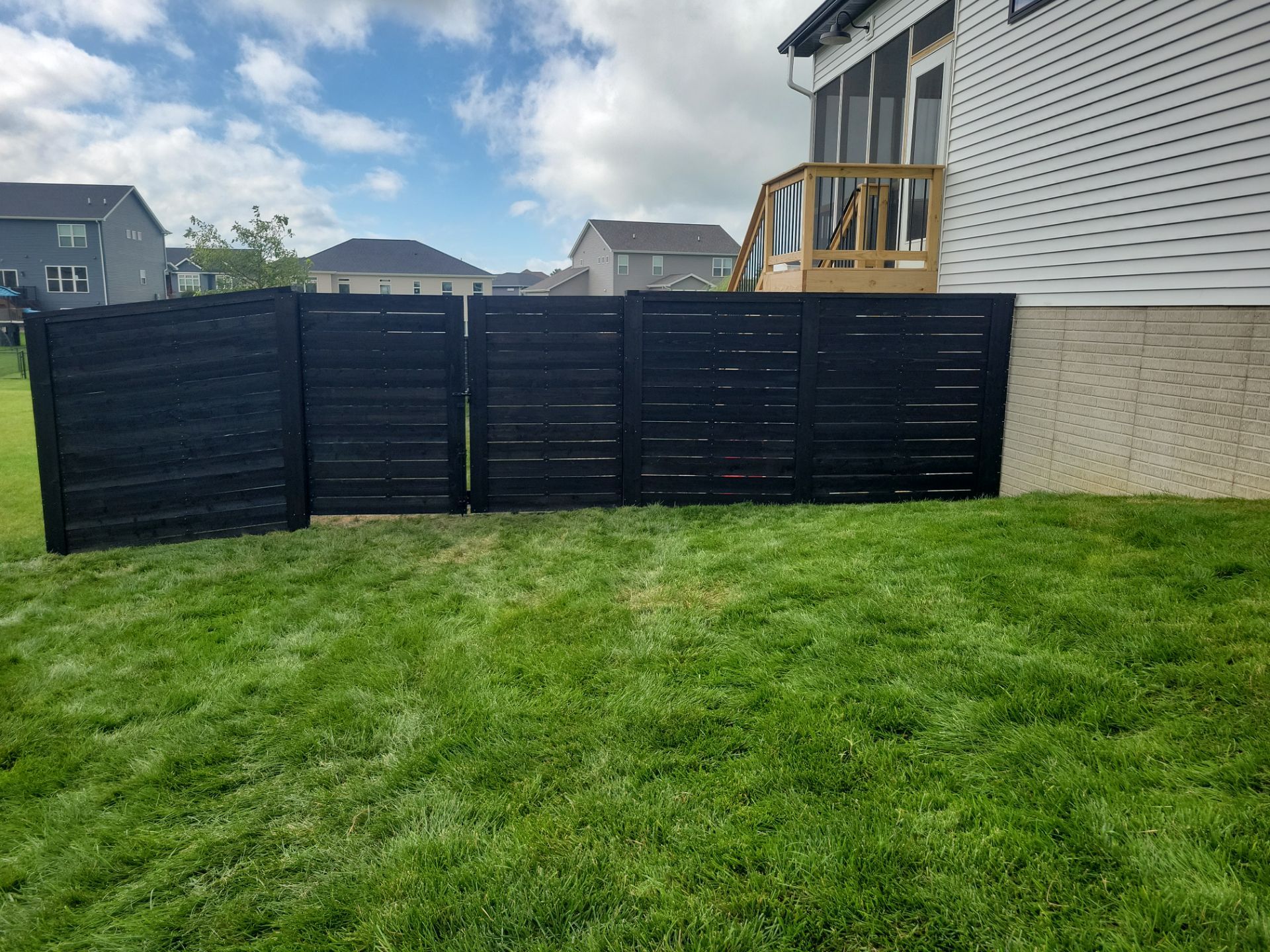 Project in Cedar Falls by Perfect Picket Fence and Stain