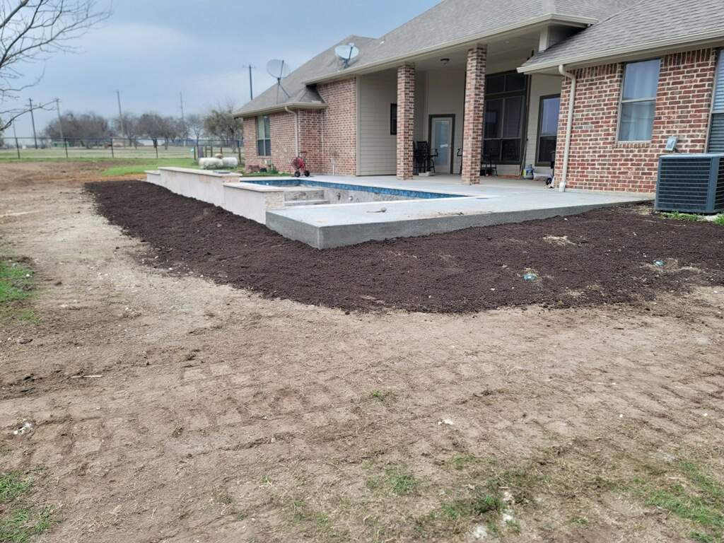 Geometric Pool with Stone Coping by Pinnacle Pools and Spas - DFW