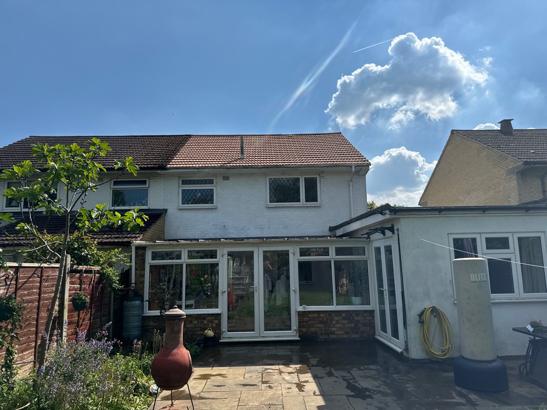 Roof Clean - Biocide Treatment using Honda 15lpm Low Pressure Washing Machine by Ges Exterior Cleaning ltd