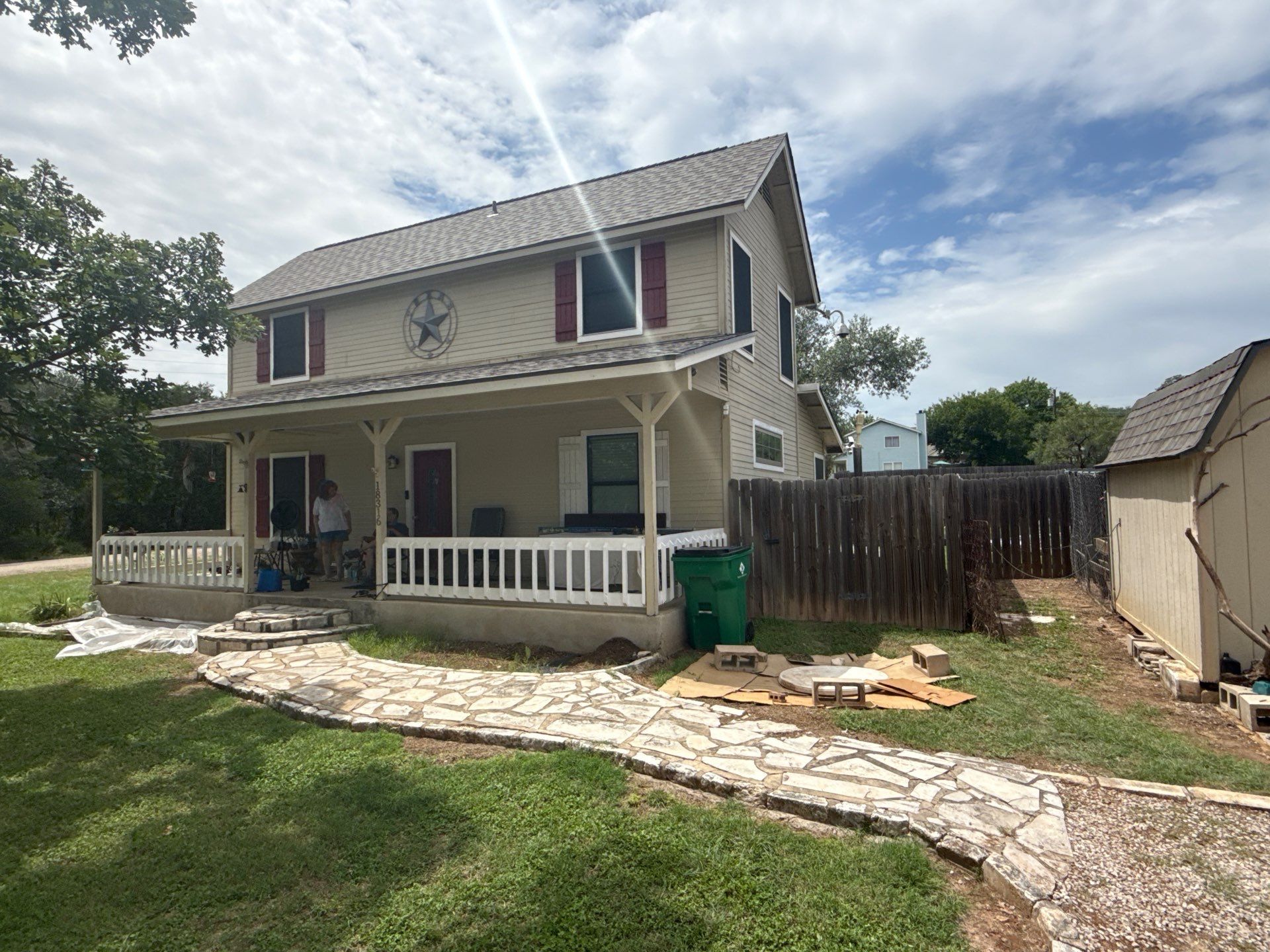 Project in Jonestown by Duque Roofing & Construction