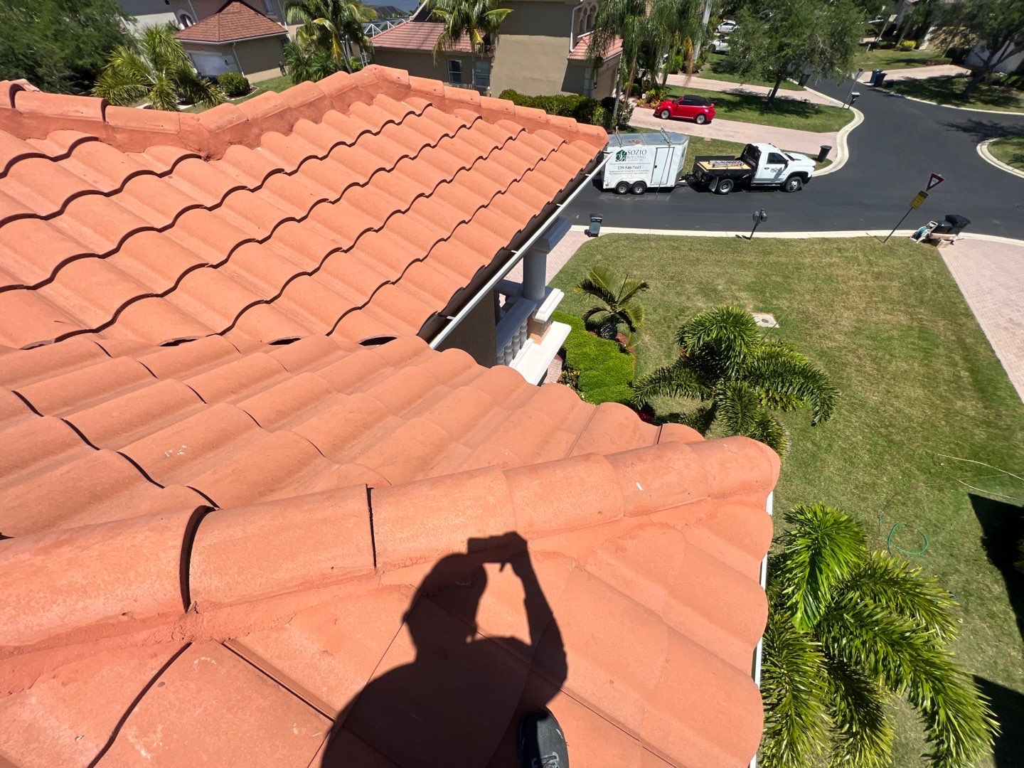 Residential Roofing Repair using Concrete Tile by Four Peaks Roofing