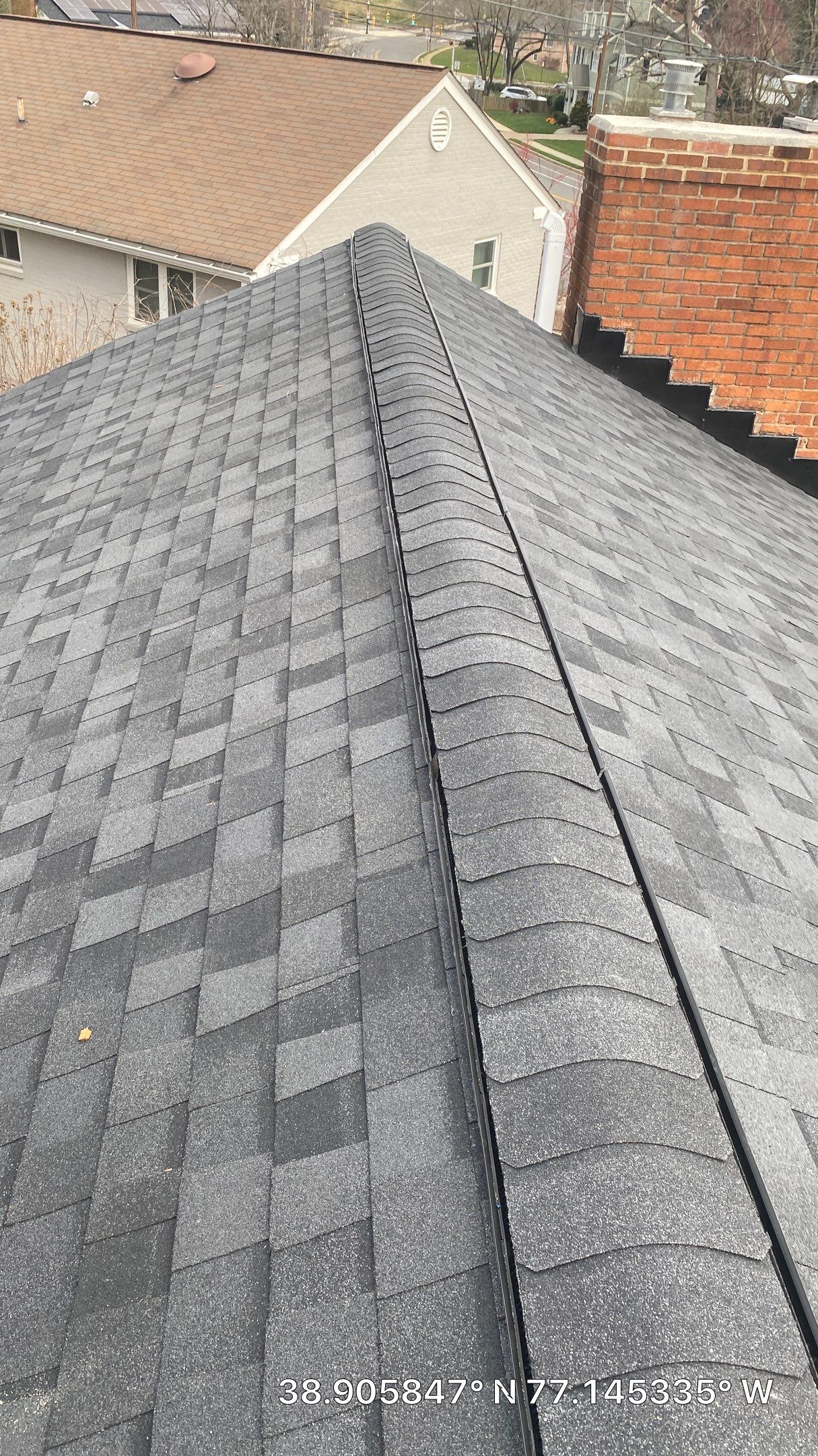 Arlington CertainTeed Landmark Pro Roof in Max Def Moire Black by RM Banning, Inc.