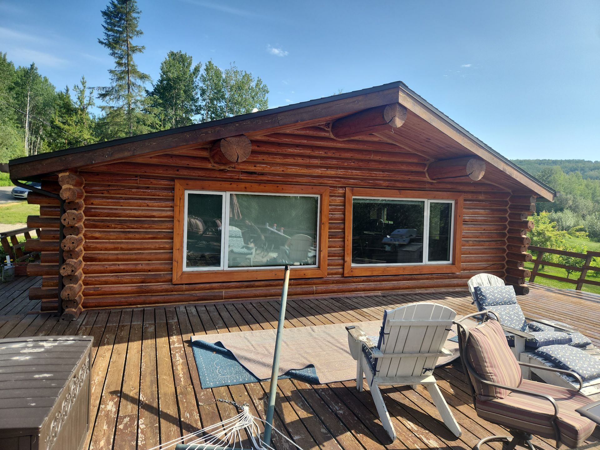 Log Home & Connex Update! by Midnight Sun Painting