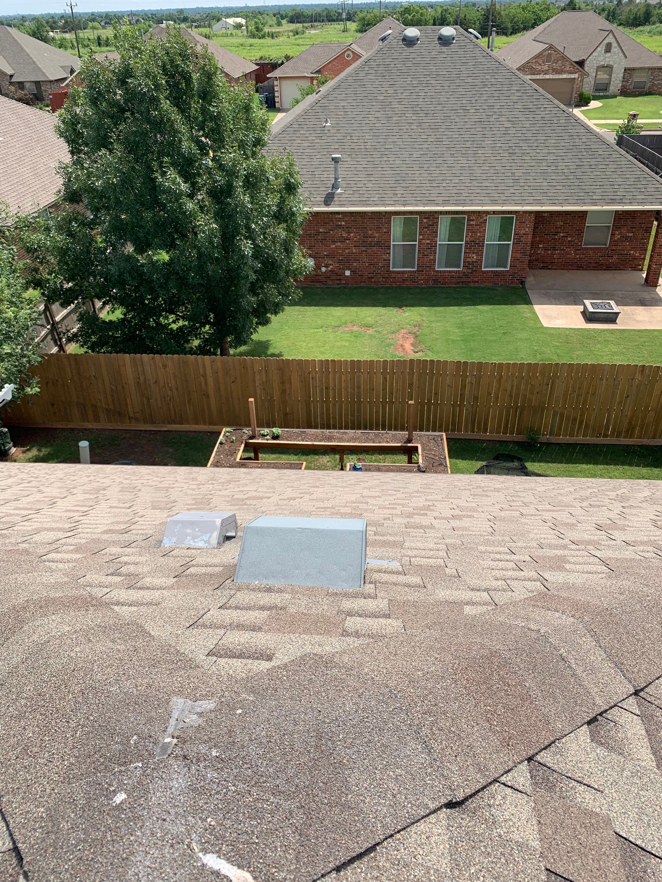 Reroof using GAF HDZ in Charcoal by Castillo Roofing