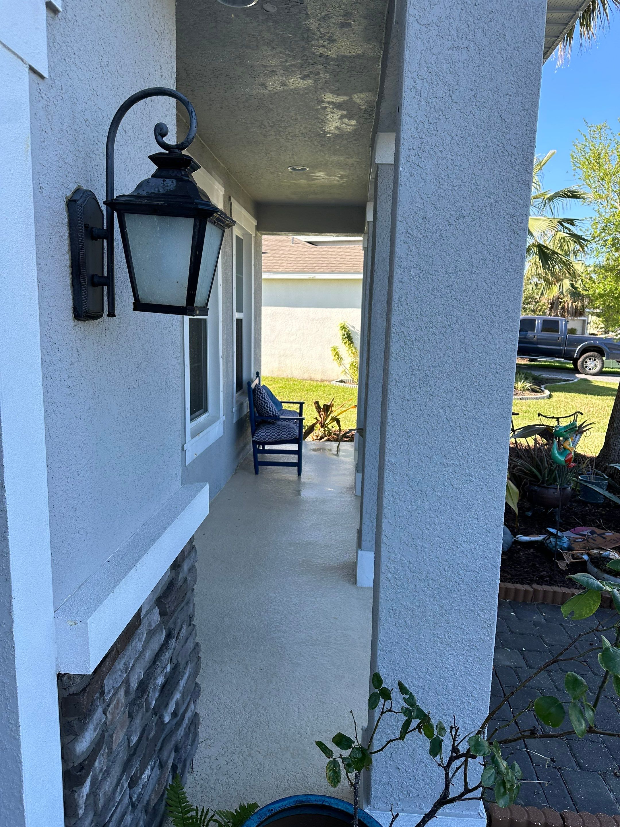 2-Story House Wash & Paver Driveway Cleaning in Trevesta Community, Palmetto, FL | Sunshine AquaWash by Sunshine AquaWash