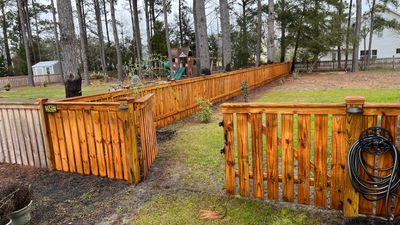 Fence using Wood Sealant
