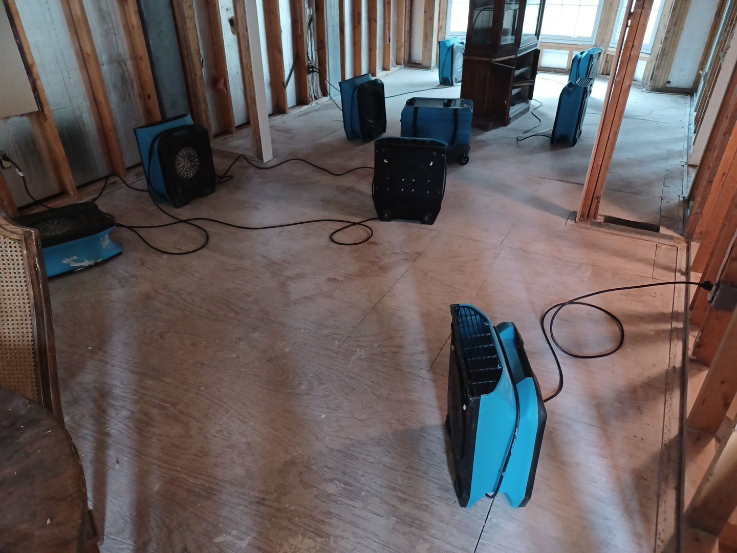 Project in Plymouth by EzDry Water Mitigation & Property Restoration