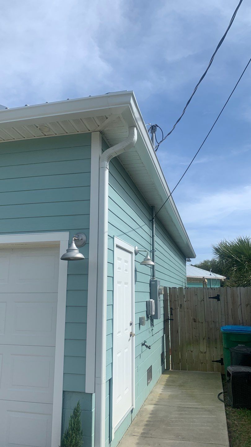 K-Style Seamless Gutter Installation using 6 Inch Seamless Aluminum Gutters by Gutter Professors