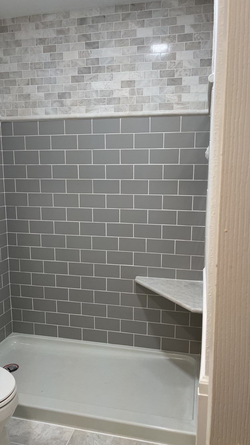 Full Bathroom Remodel by First United Roofing & Construction