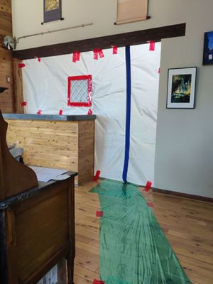 Mold Remediation using Containment