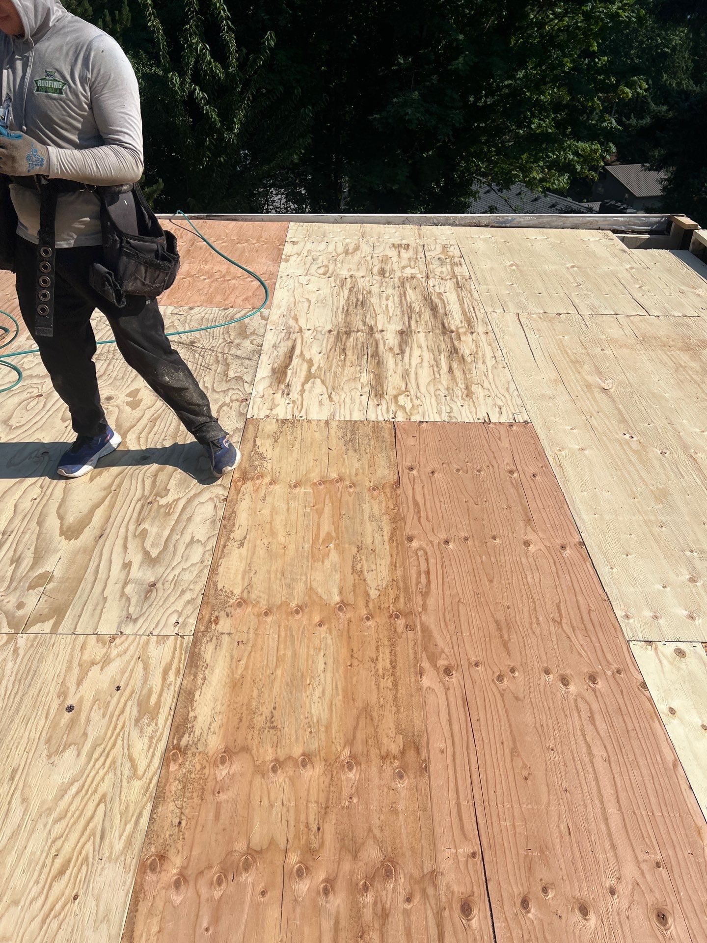 Residential Roofing Installation using GAF UHDZ Shingles by Roofing Formula LLC