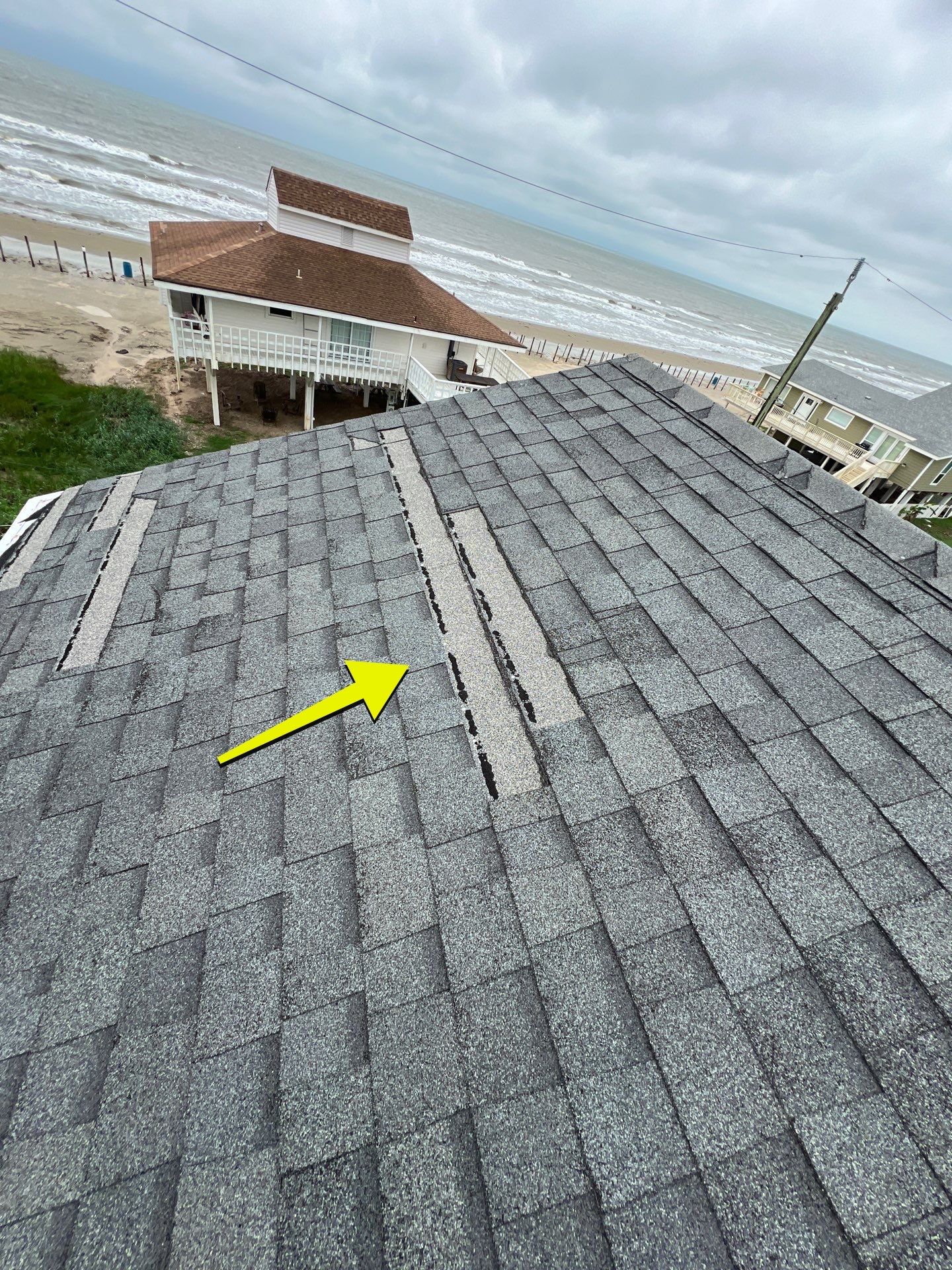 Hail Damage using Owen's Corning Duration (Lifetime) Shingles by Roof Repair Company