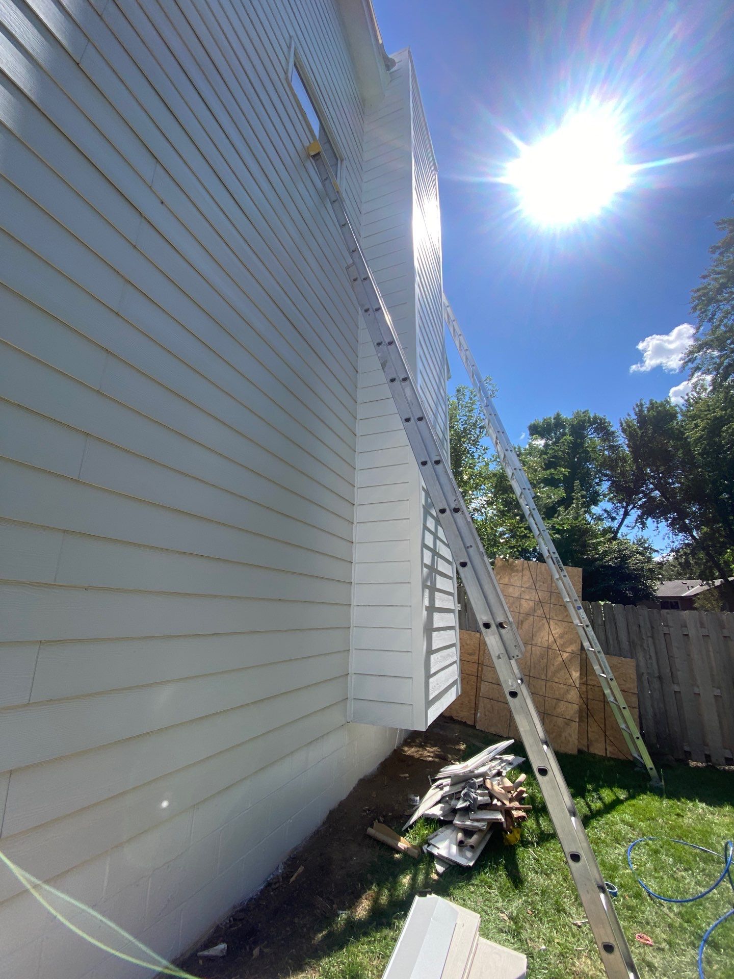 Siding Repair by Crows Roofing